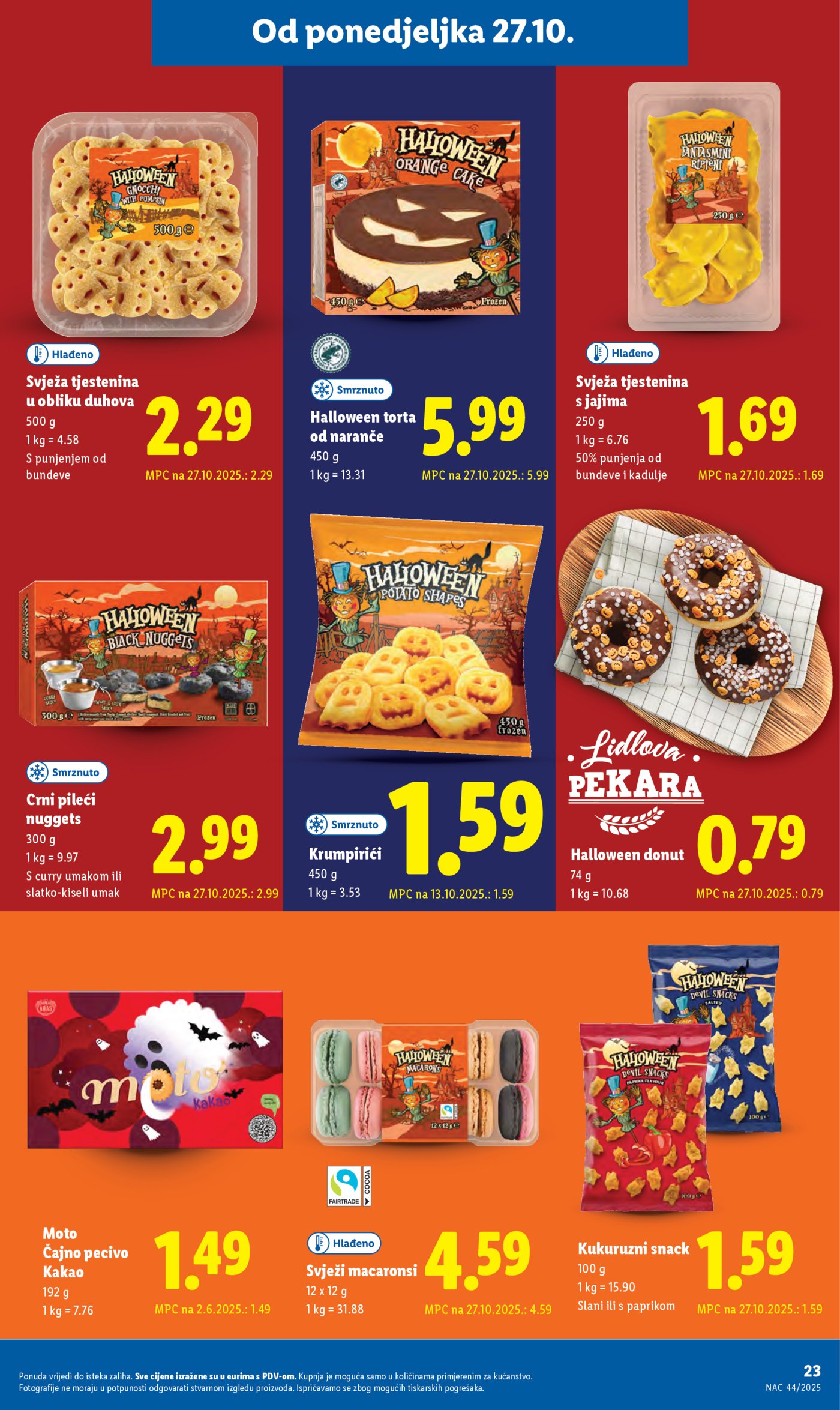 Lidl katalog Super ponuda od ponedjeljka 27.10.-02.11.2025.