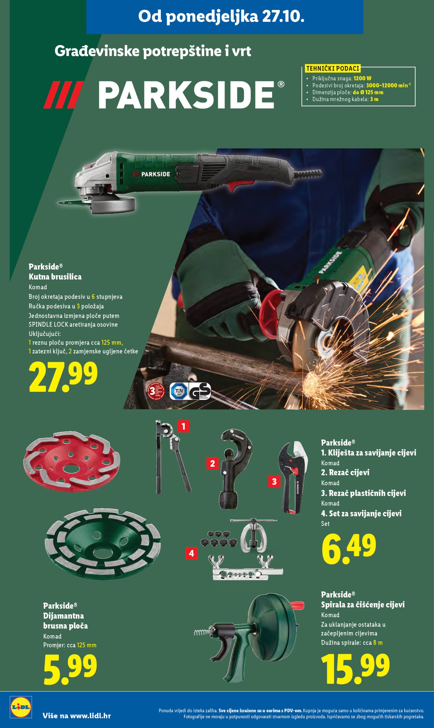 Lidl katalog Super ponuda od ponedjeljka 27.10.-02.11.2025.
