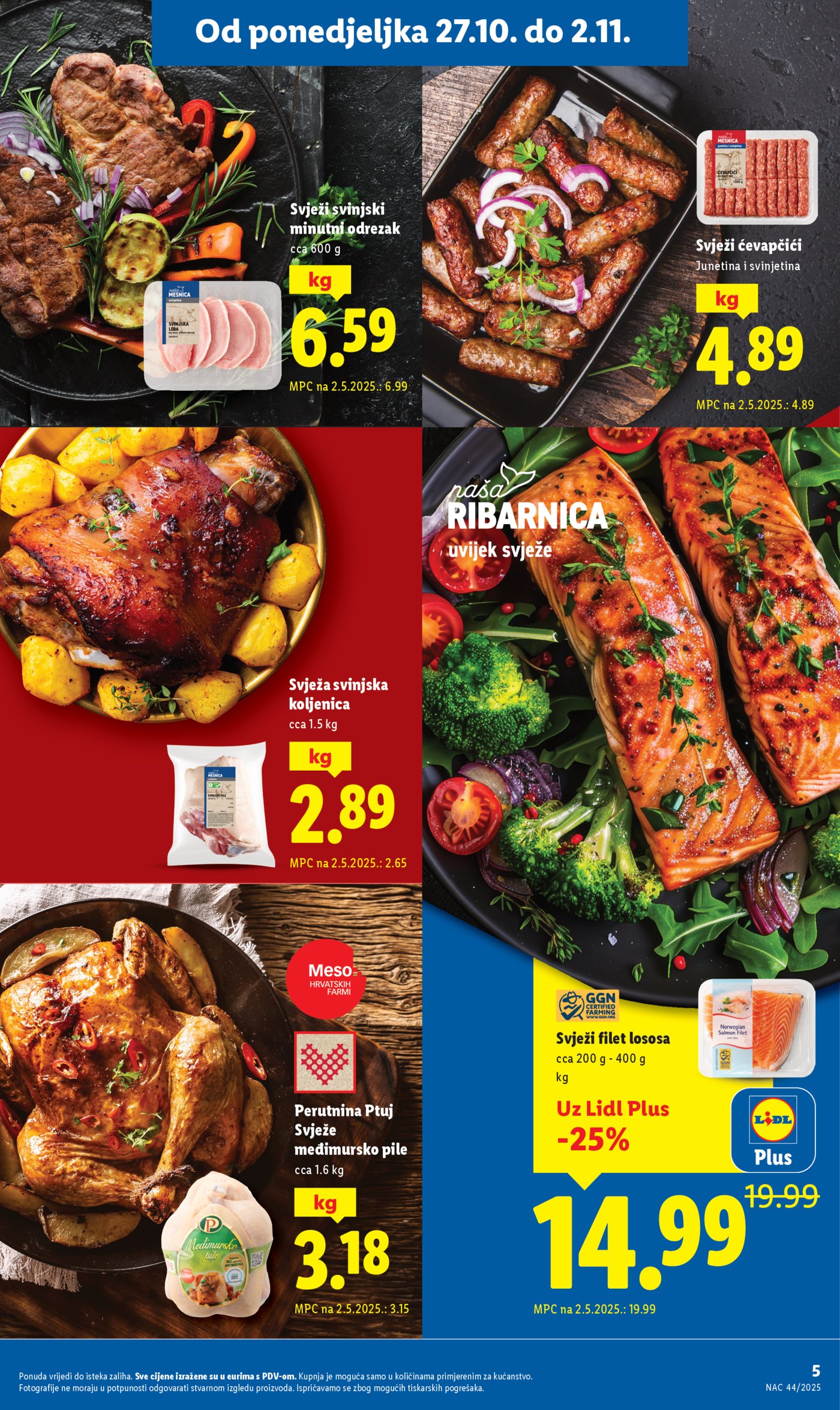 Lidl katalog Super ponuda od ponedjeljka 27.10.-02.11.2025.