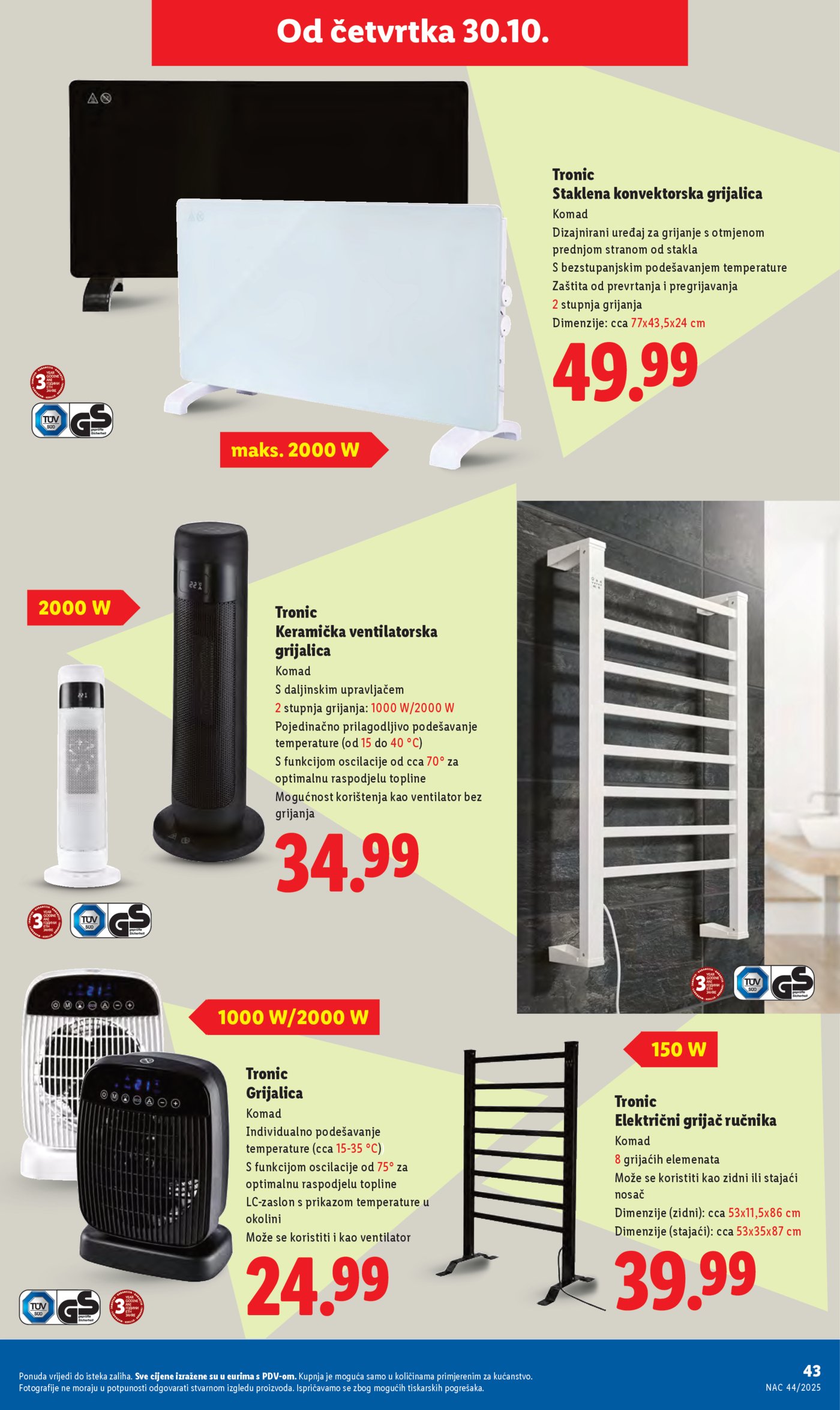 Lidl katalog Super ponuda od ponedjeljka 27.10.-02.11.2025.