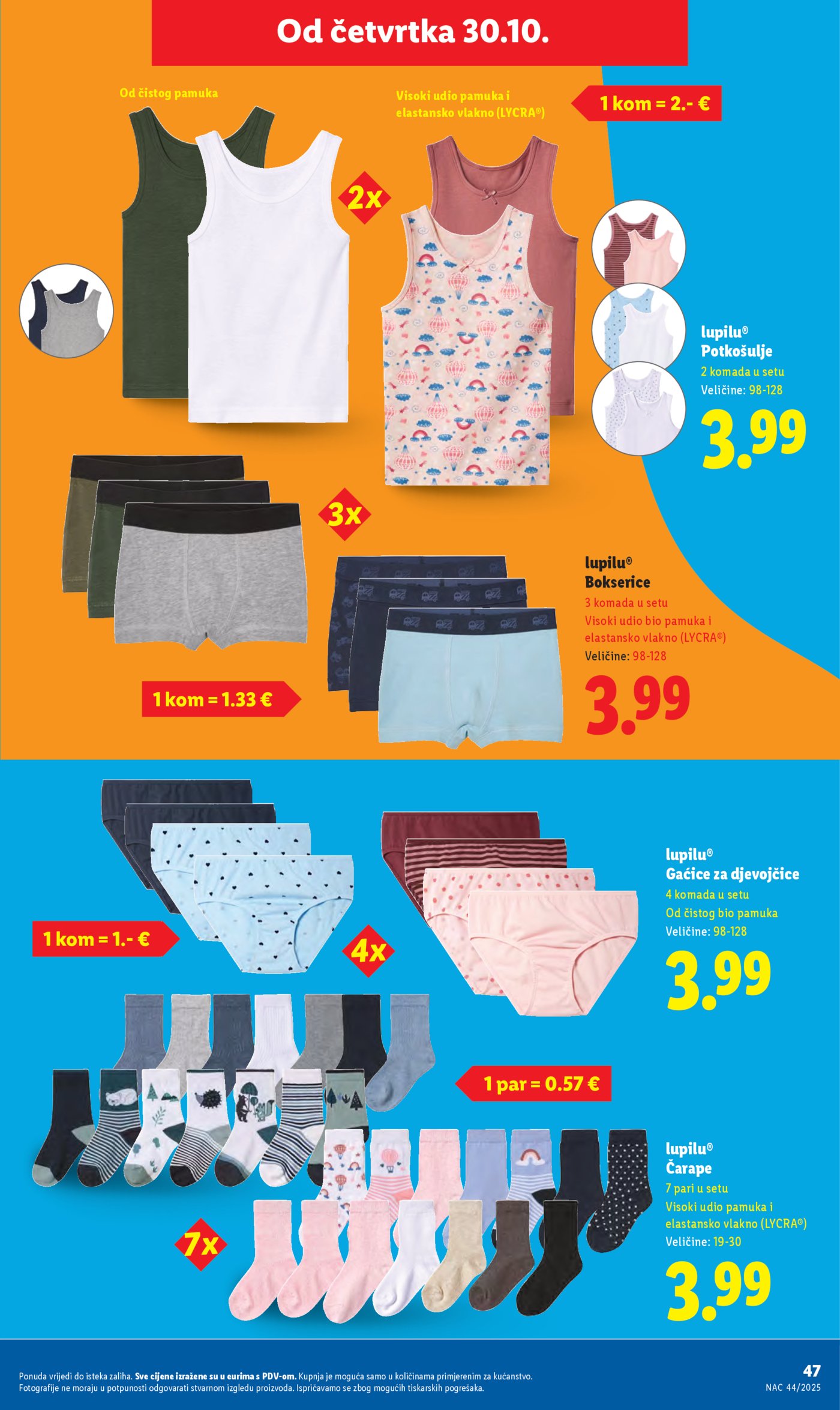 Lidl katalog Super ponuda od ponedjeljka 27.10.-02.11.2025.