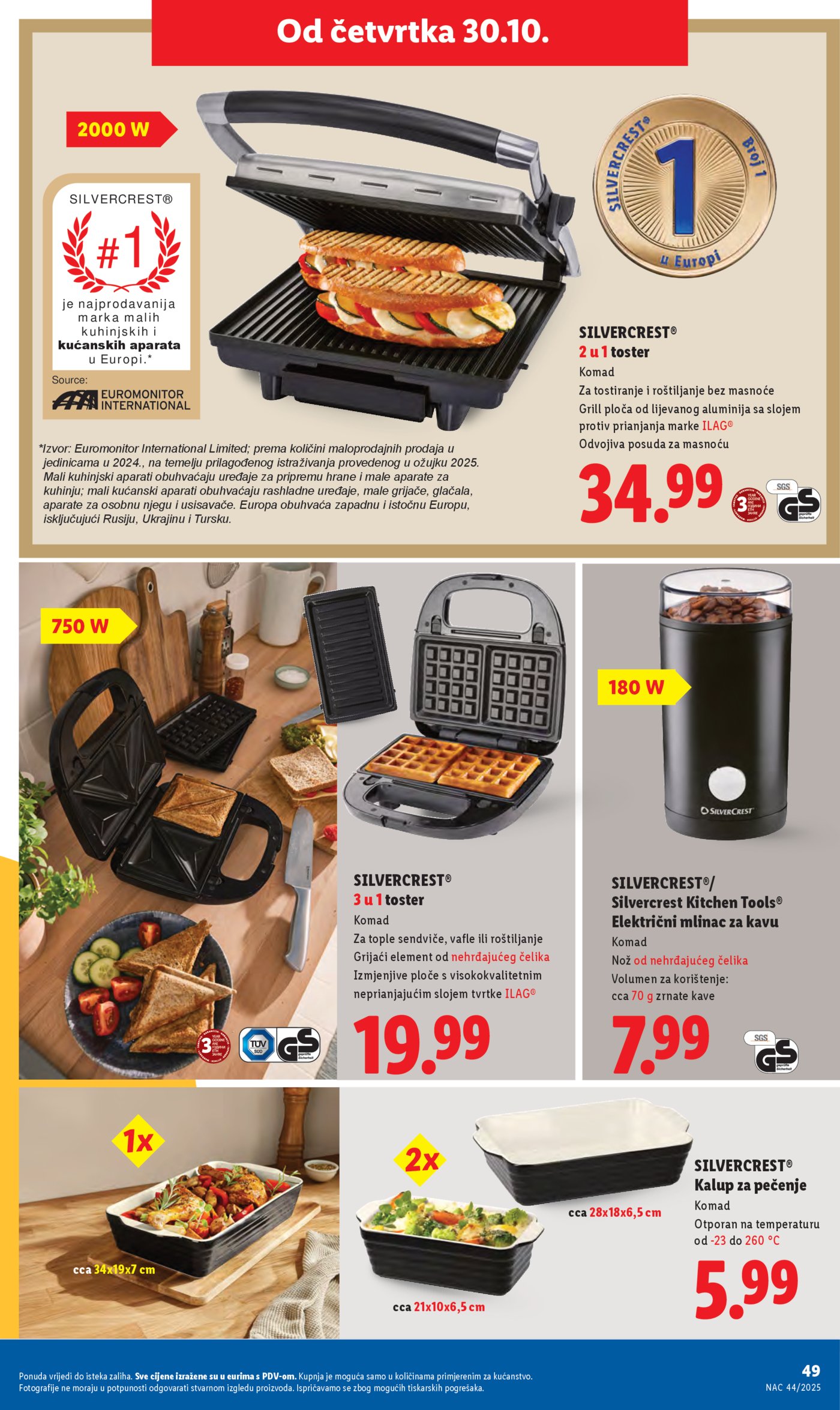 Lidl katalog Super ponuda od ponedjeljka 27.10.-02.11.2025.