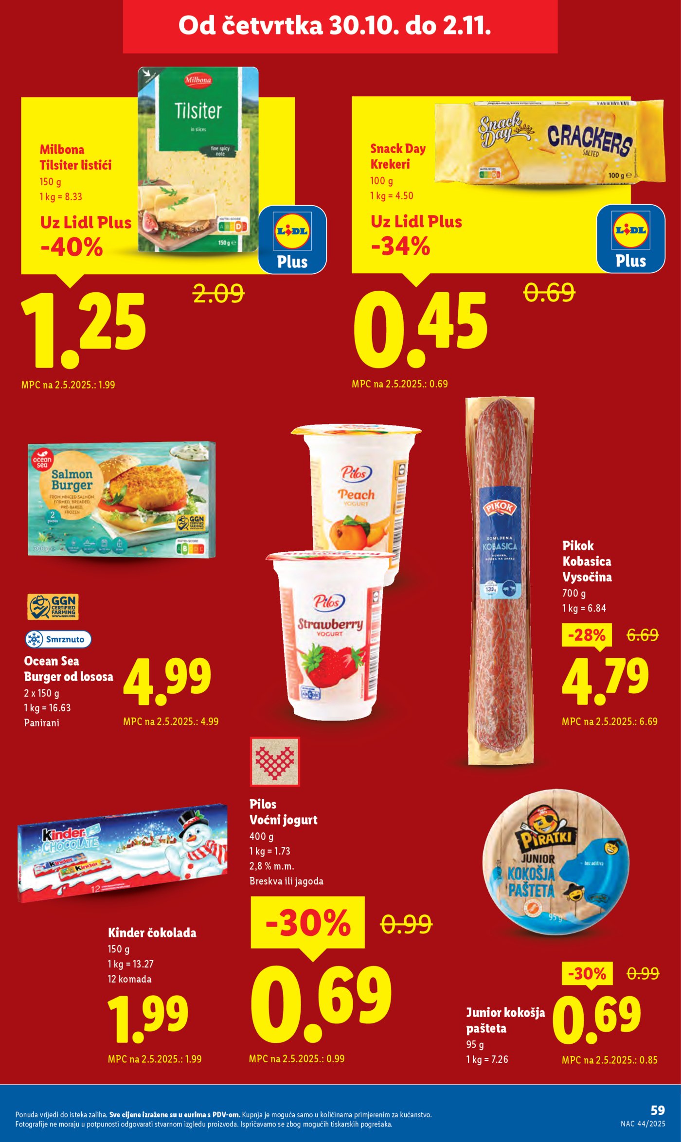 Lidl katalog Super ponuda od ponedjeljka 27.10.-02.11.2025.