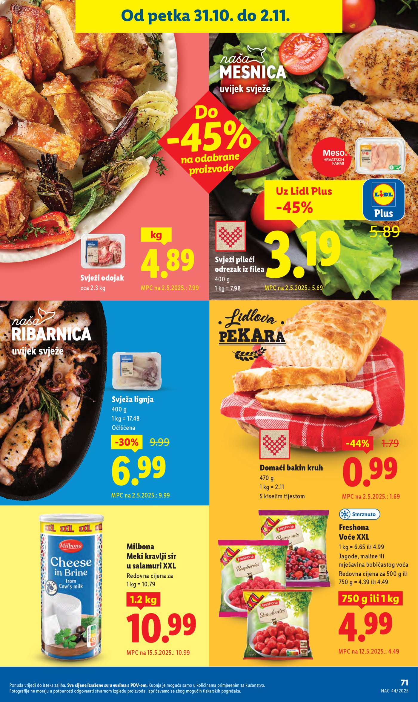 Lidl katalog Super ponuda od ponedjeljka 27.10.-02.11.2025.
