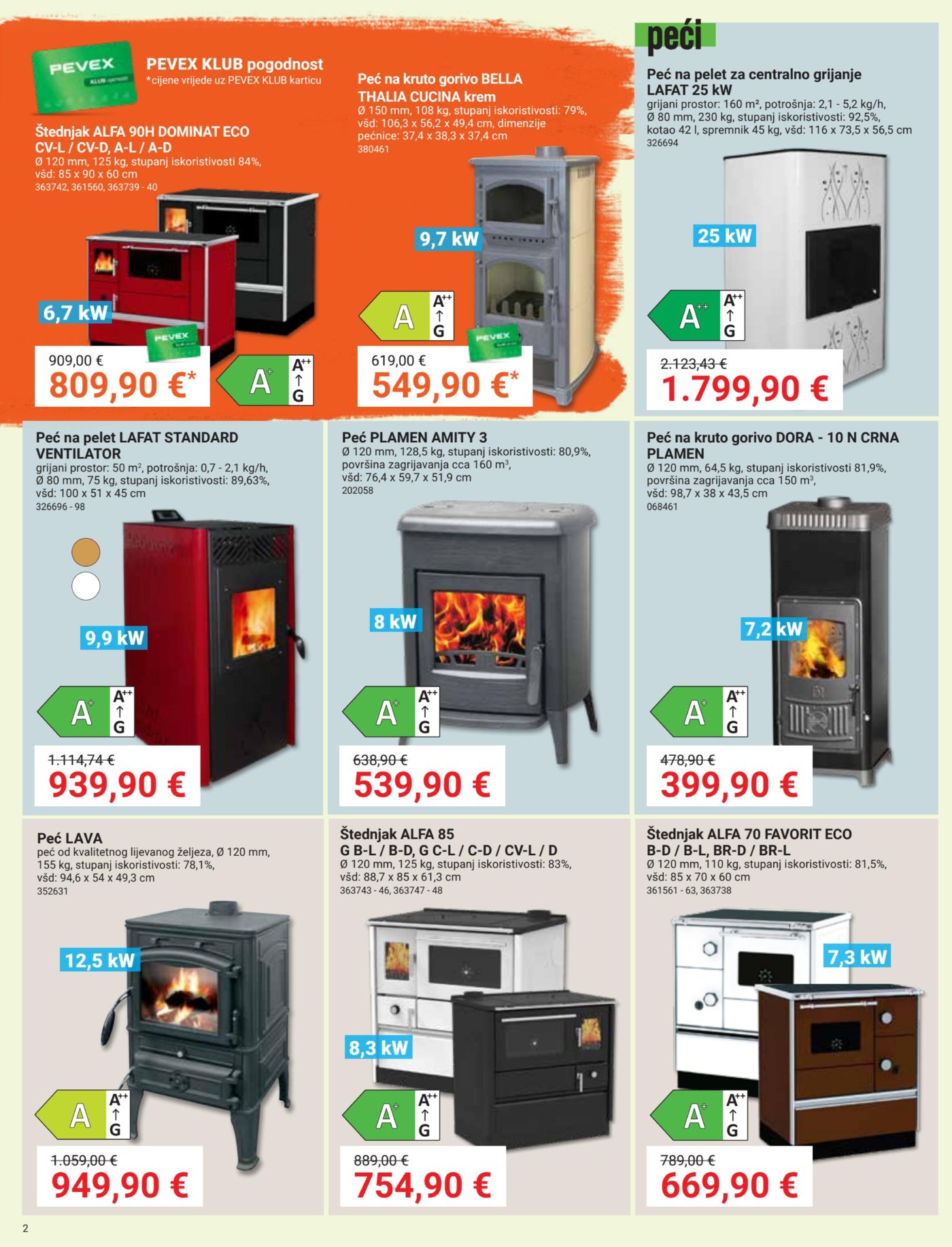 Pevex katalog Akcija 23.10. - 17.11.2025.