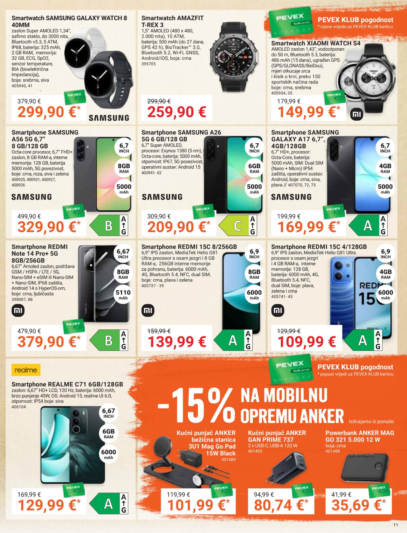 Pevex katalog Akcija 23.10. - 17.11.2025.