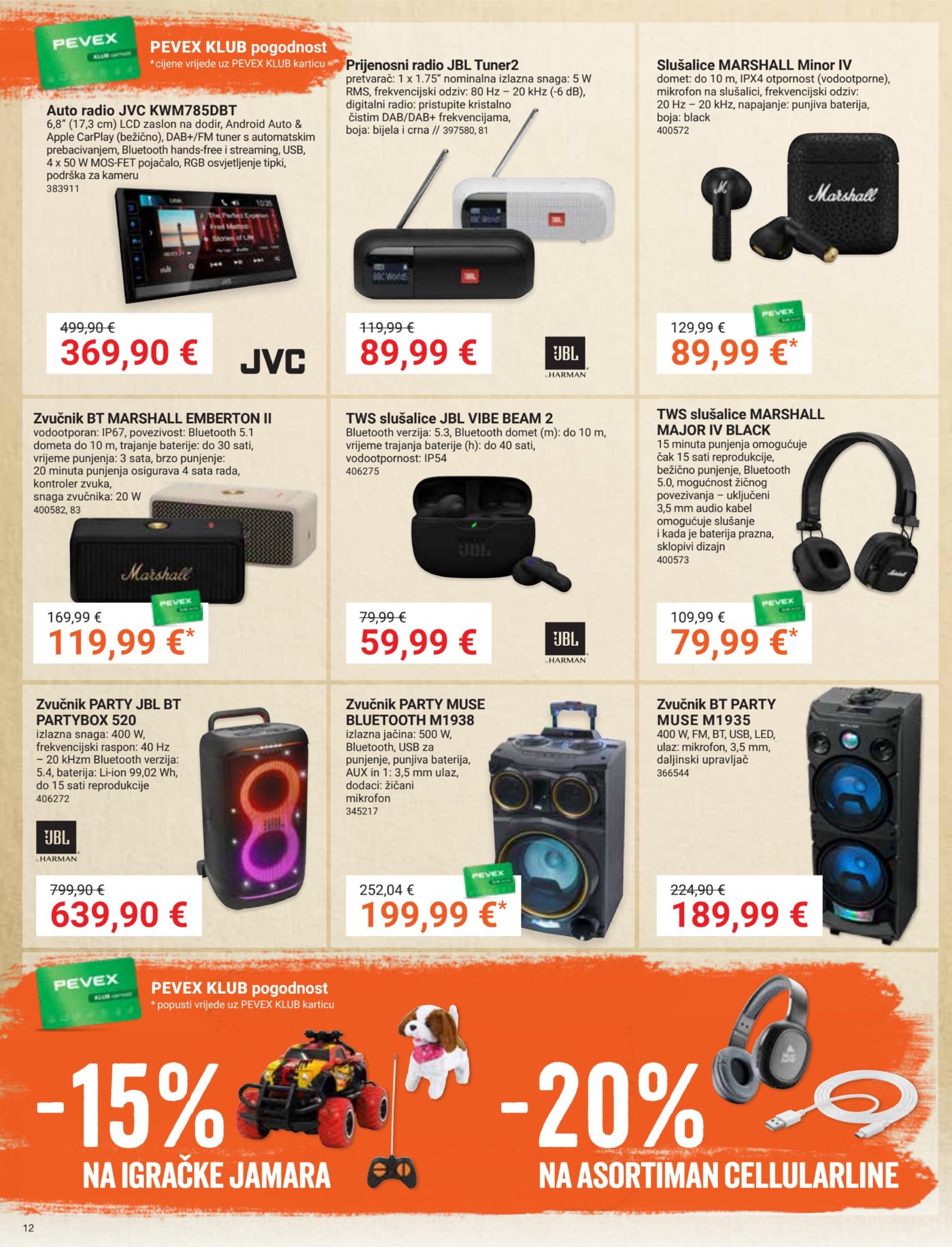 Pevex katalog Akcija 23.10. - 17.11.2025.