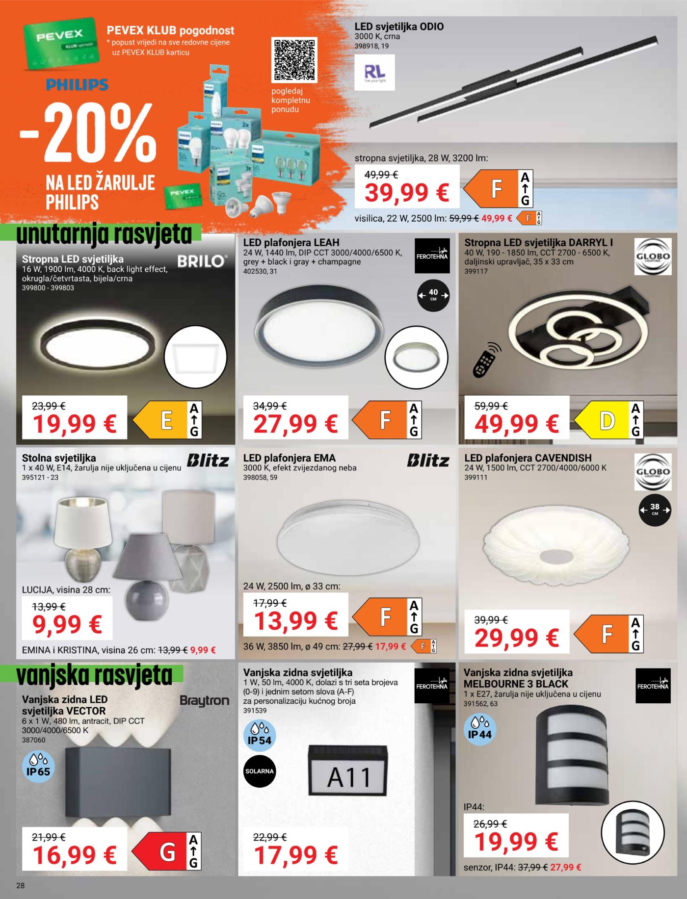 Pevex katalog Akcija 23.10. - 17.11.2025.
