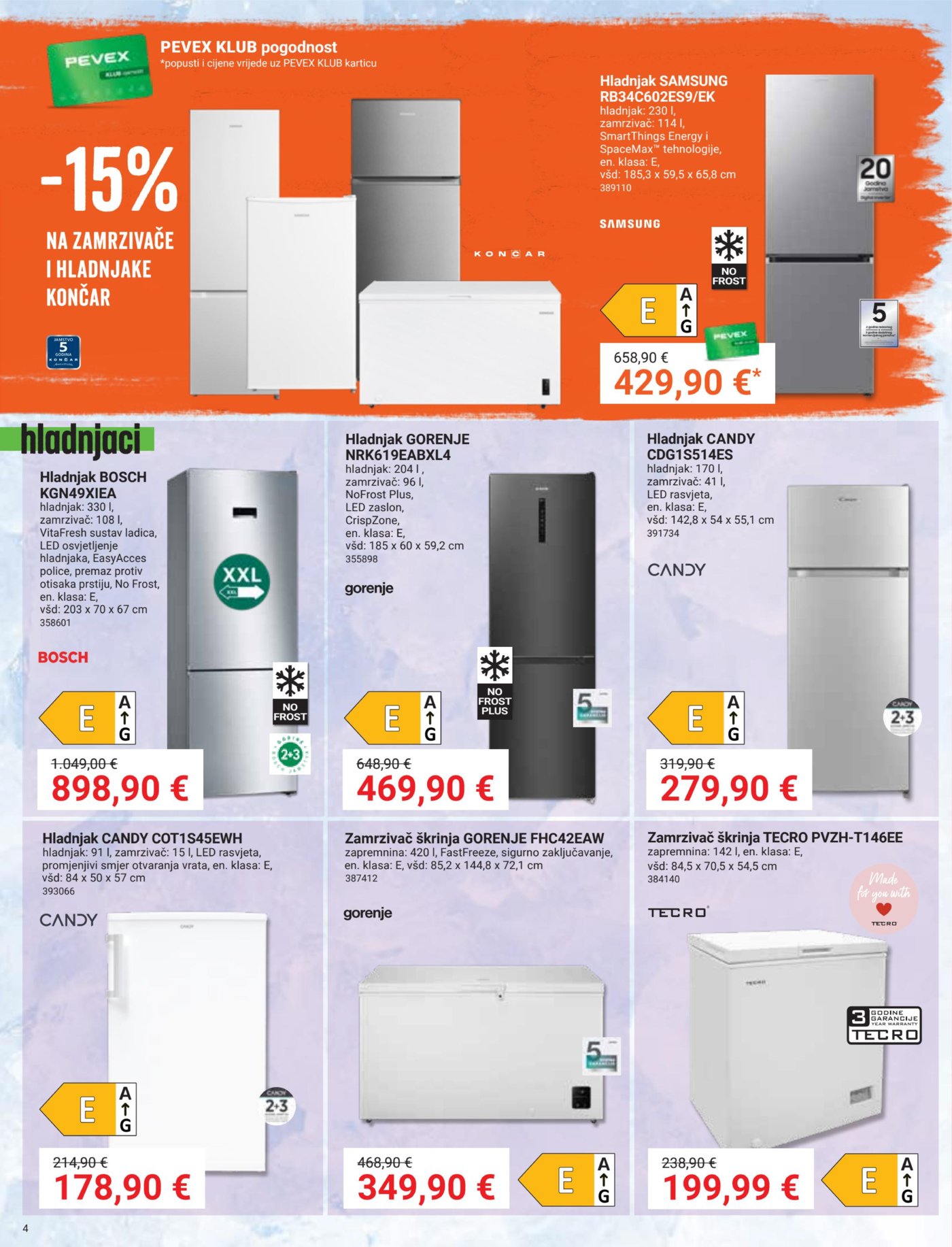 Pevex katalog Akcija 23.10. - 17.11.2025.