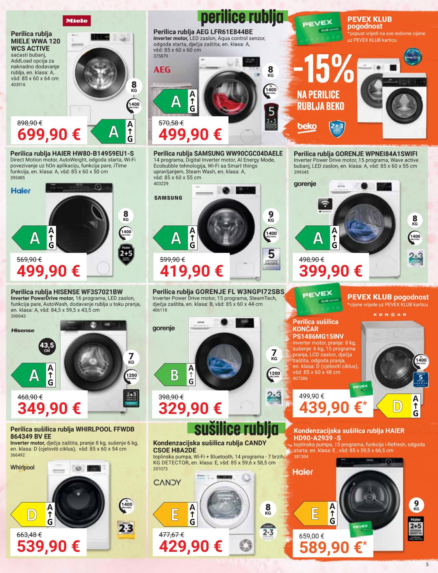 Pevex katalog Akcija 23.10. - 17.11.2025.