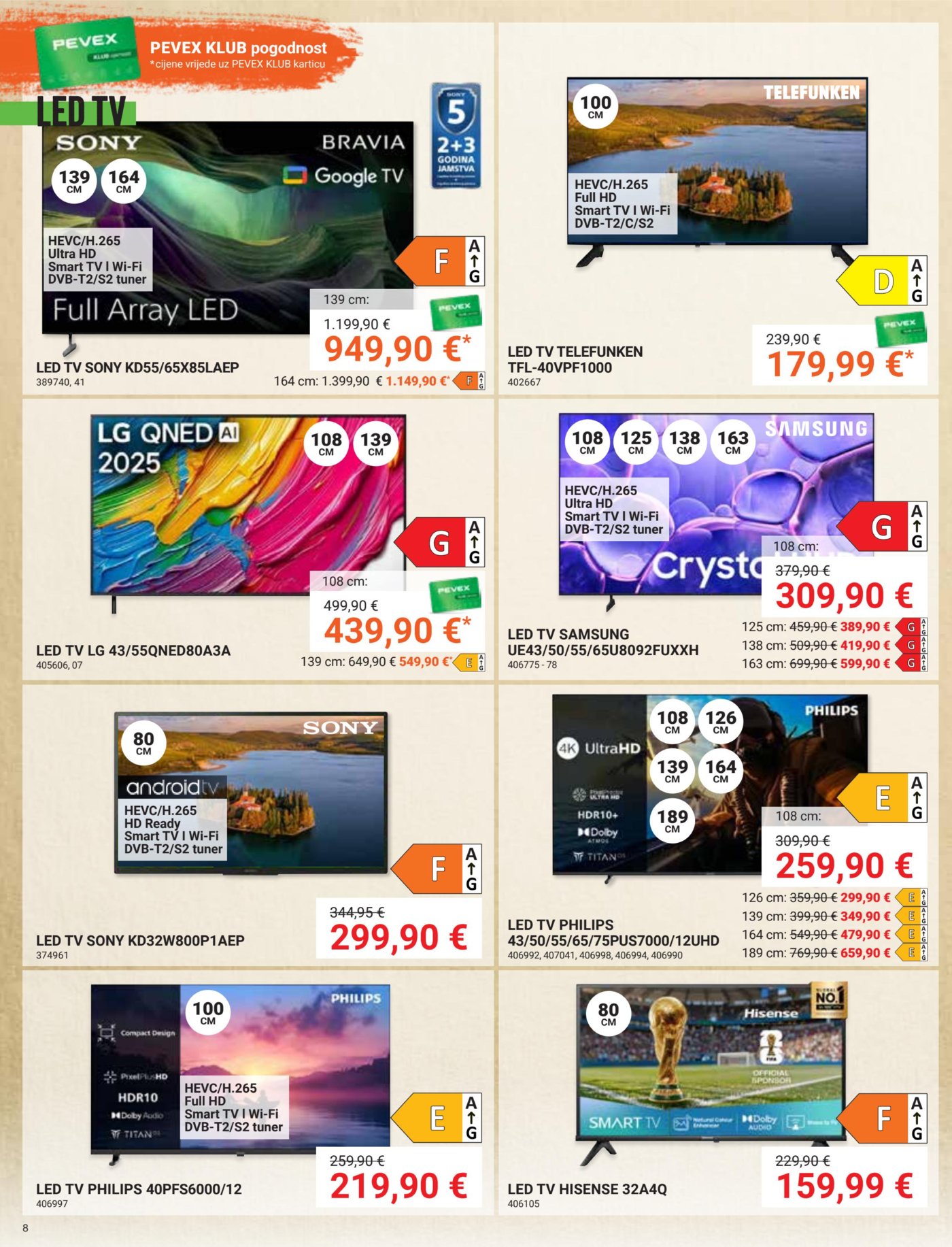 Pevex katalog Akcija 23.10. - 17.11.2025.