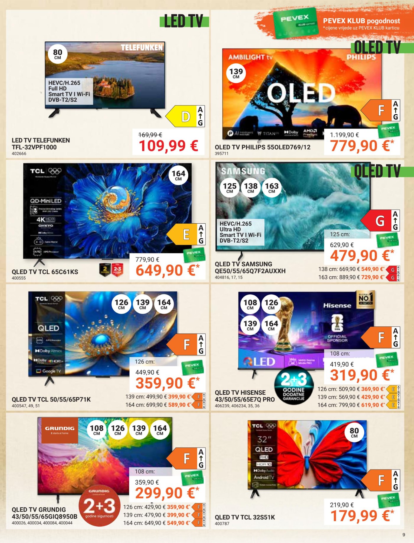 Pevex katalog Akcija 23.10. - 17.11.2025.