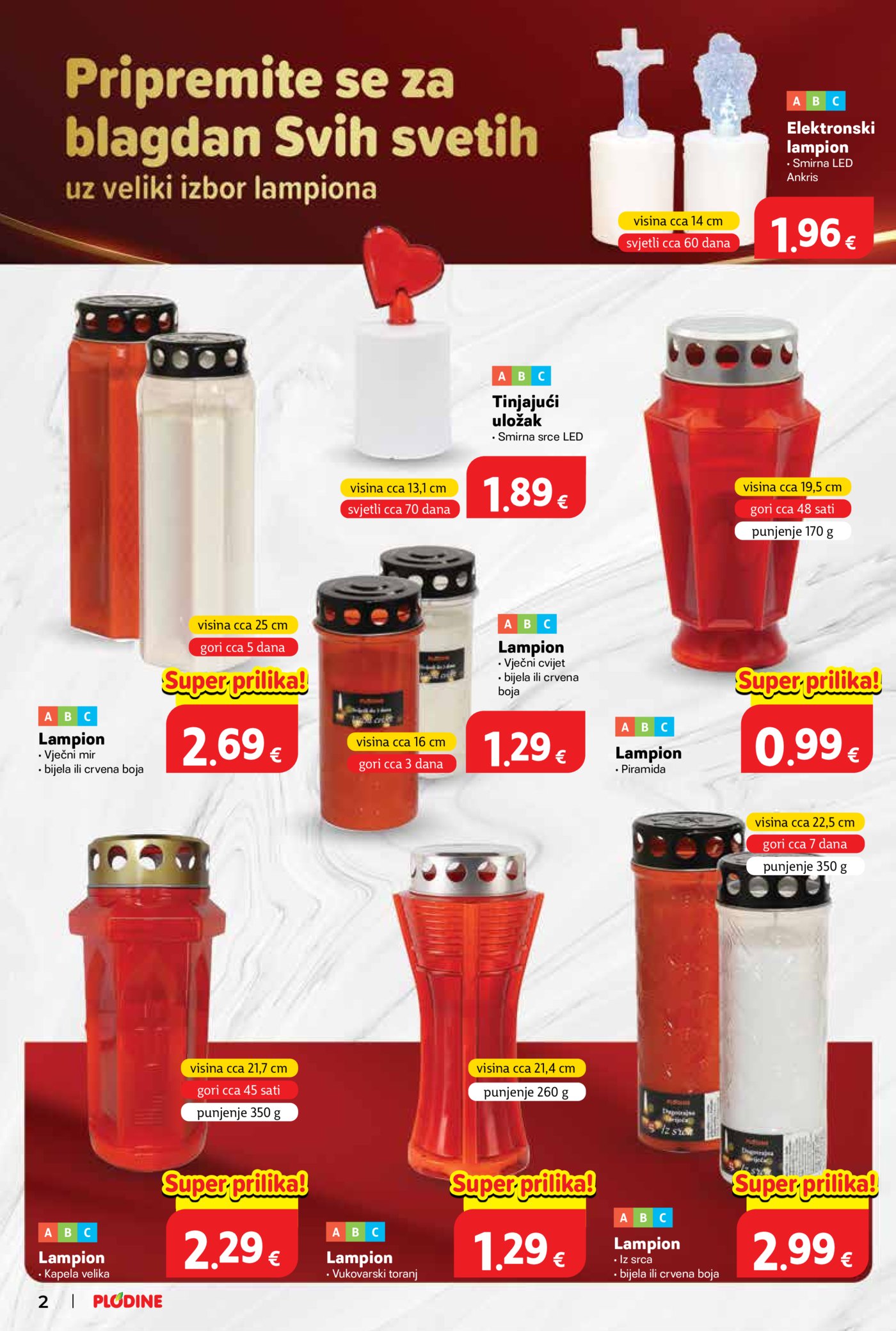 Plodine katalog Akcija 29.10. - 04.11.2025.