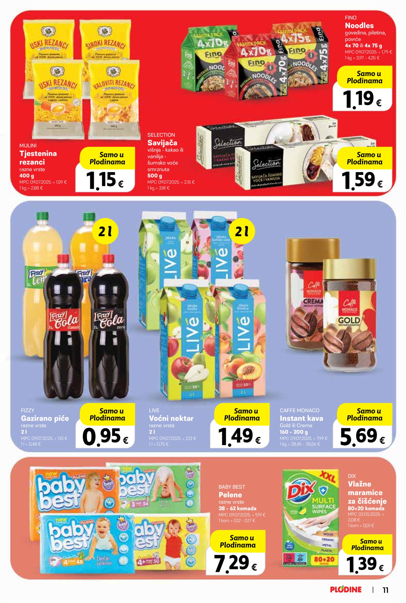 Plodine katalog Akcija 29.10. - 04.11.2025.