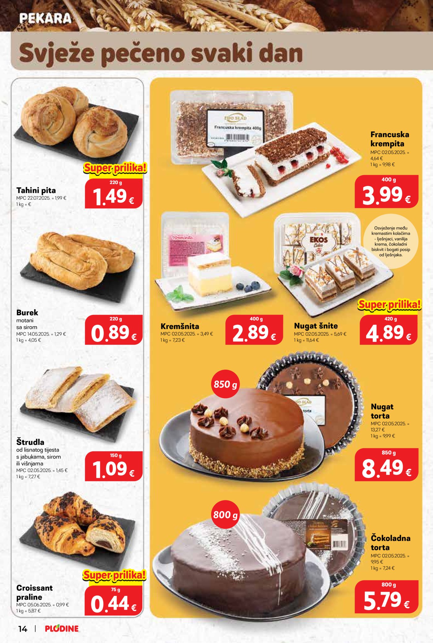 Plodine katalog Akcija 29.10. - 04.11.2025.