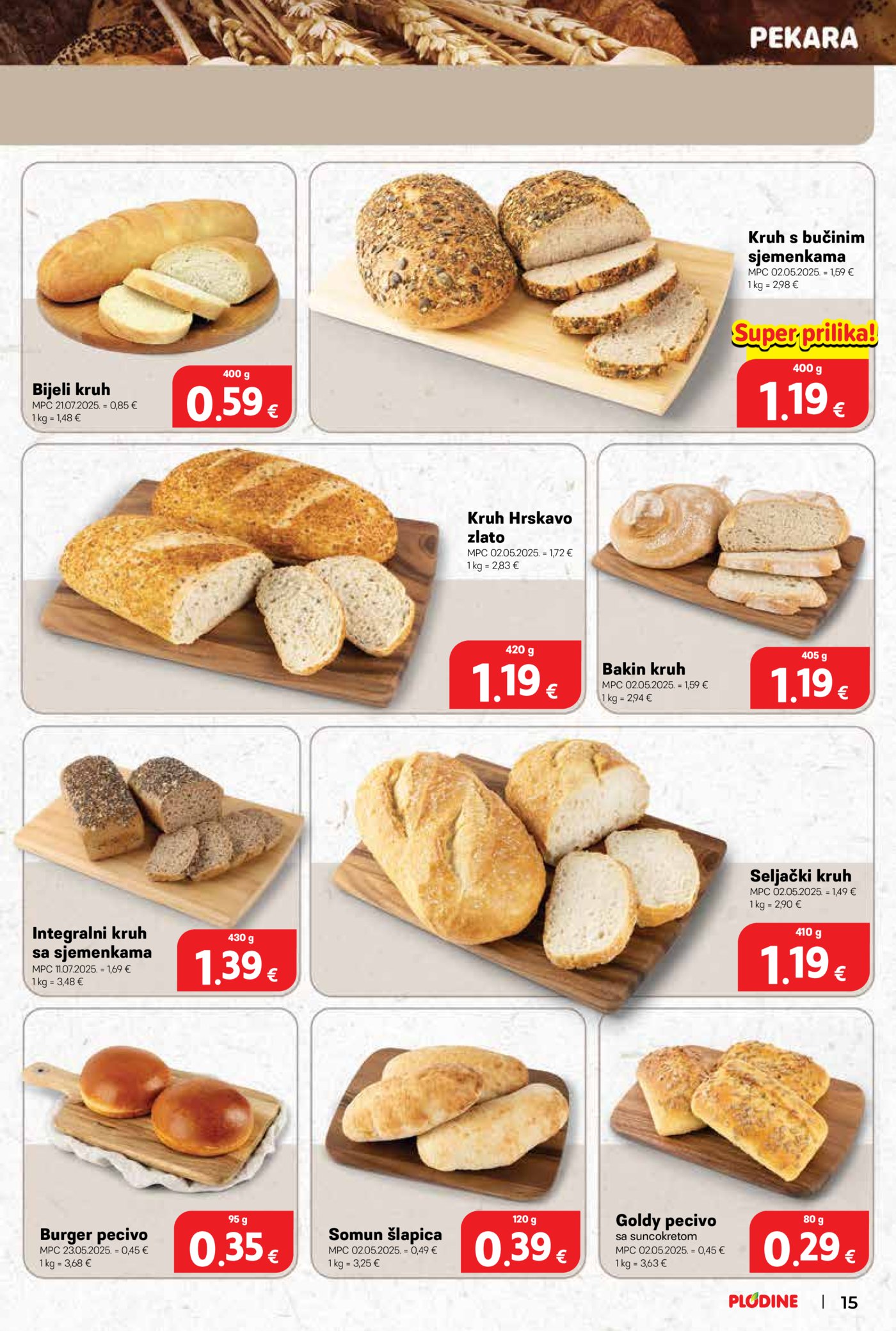 Plodine katalog Akcija 29.10. - 04.11.2025.