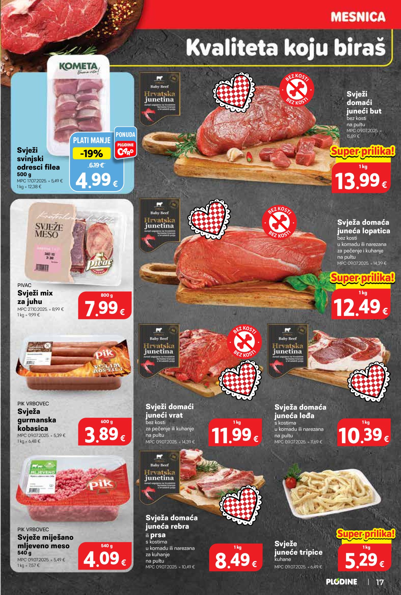 Plodine katalog Akcija 29.10. - 04.11.2025.