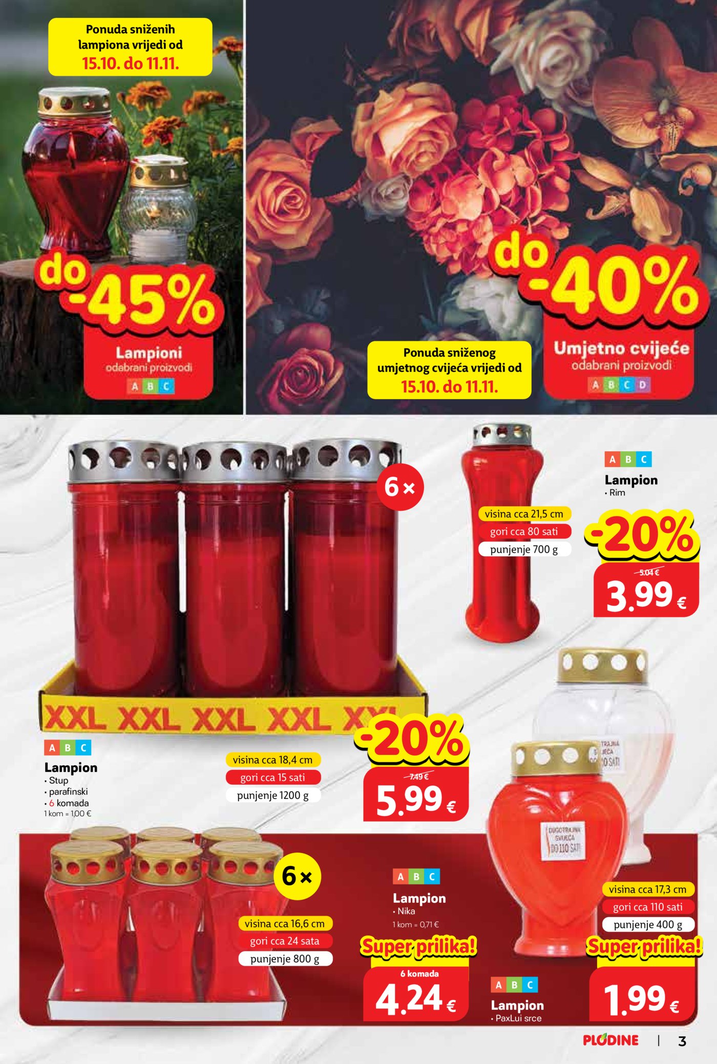 Plodine katalog Akcija 29.10. - 04.11.2025.