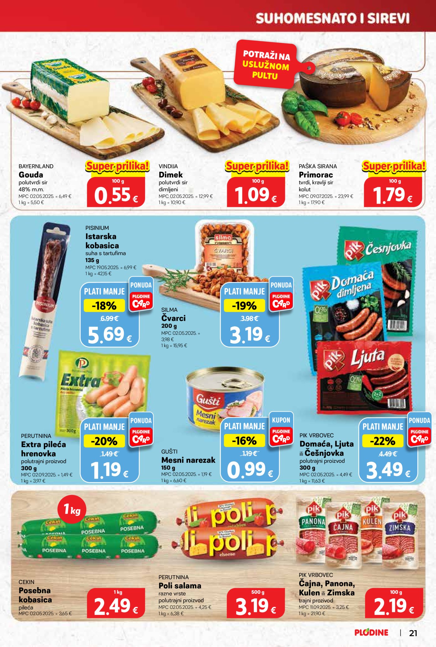 Plodine katalog Akcija 29.10. - 04.11.2025.