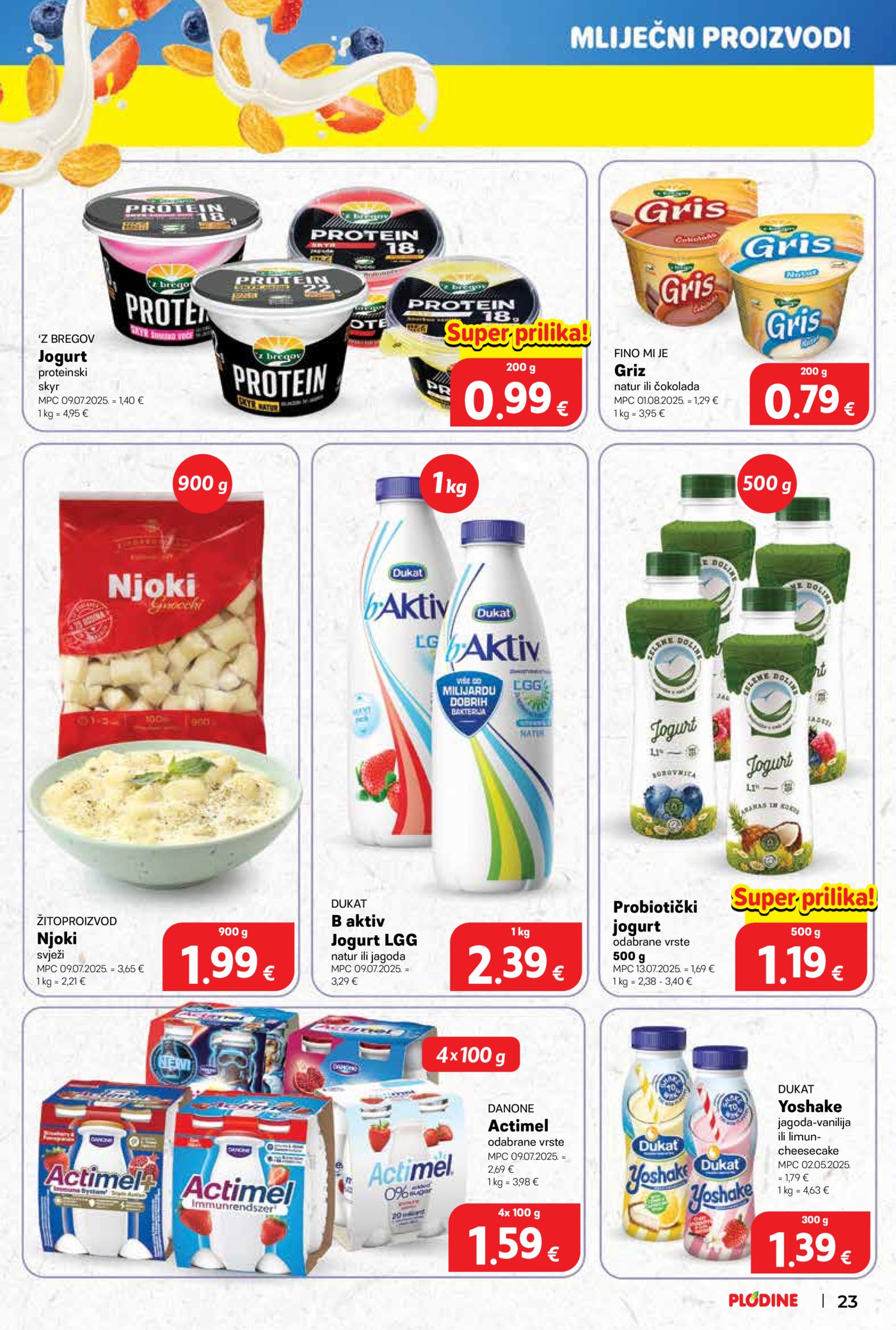 Plodine katalog Akcija 29.10. - 04.11.2025.