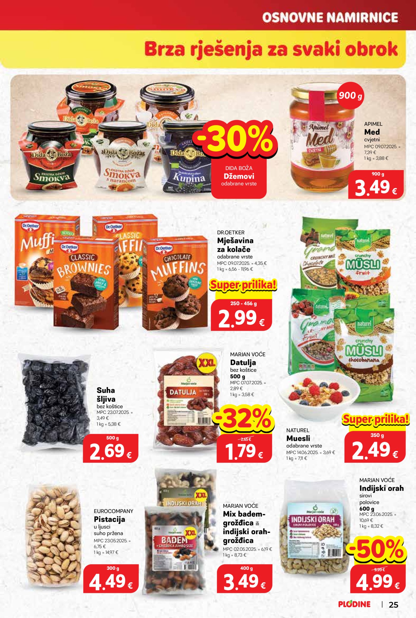 Plodine katalog Akcija 29.10. - 04.11.2025.
