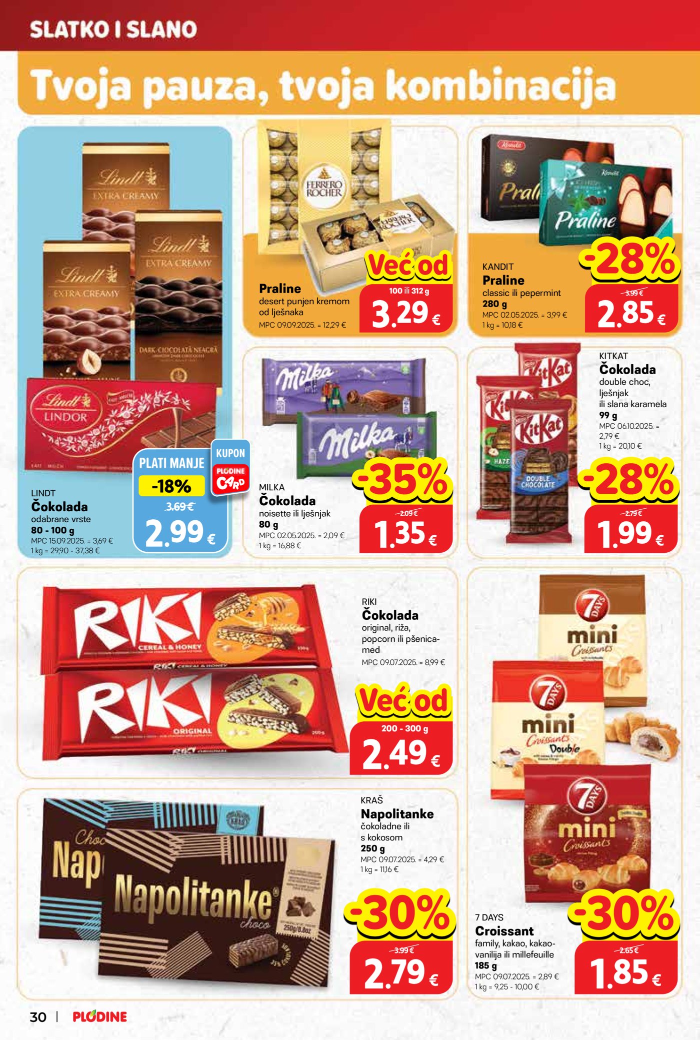 Plodine katalog Akcija 29.10. - 04.11.2025.