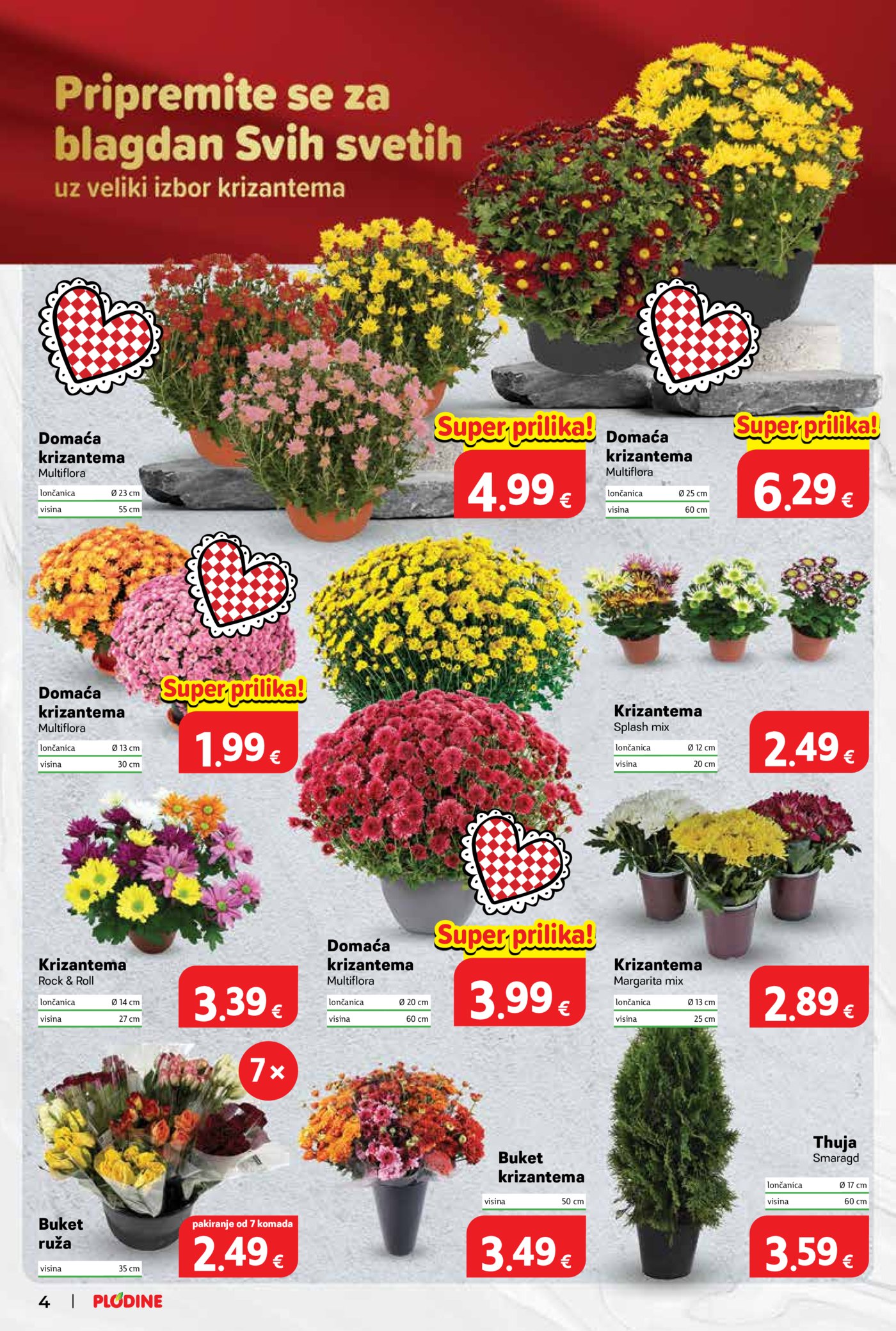 Plodine katalog Akcija 29.10. - 04.11.2025.