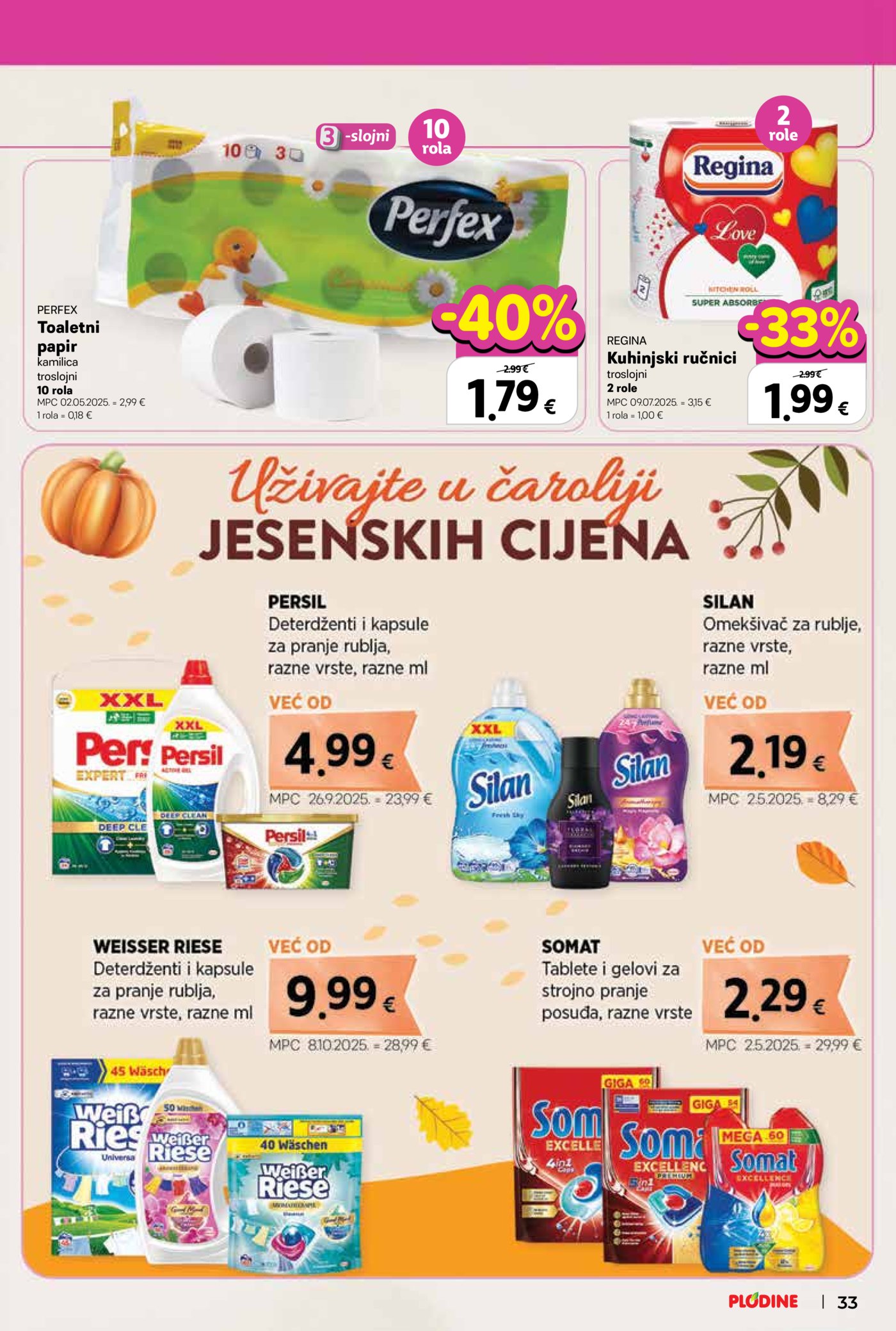 Plodine katalog Akcija 29.10. - 04.11.2025.