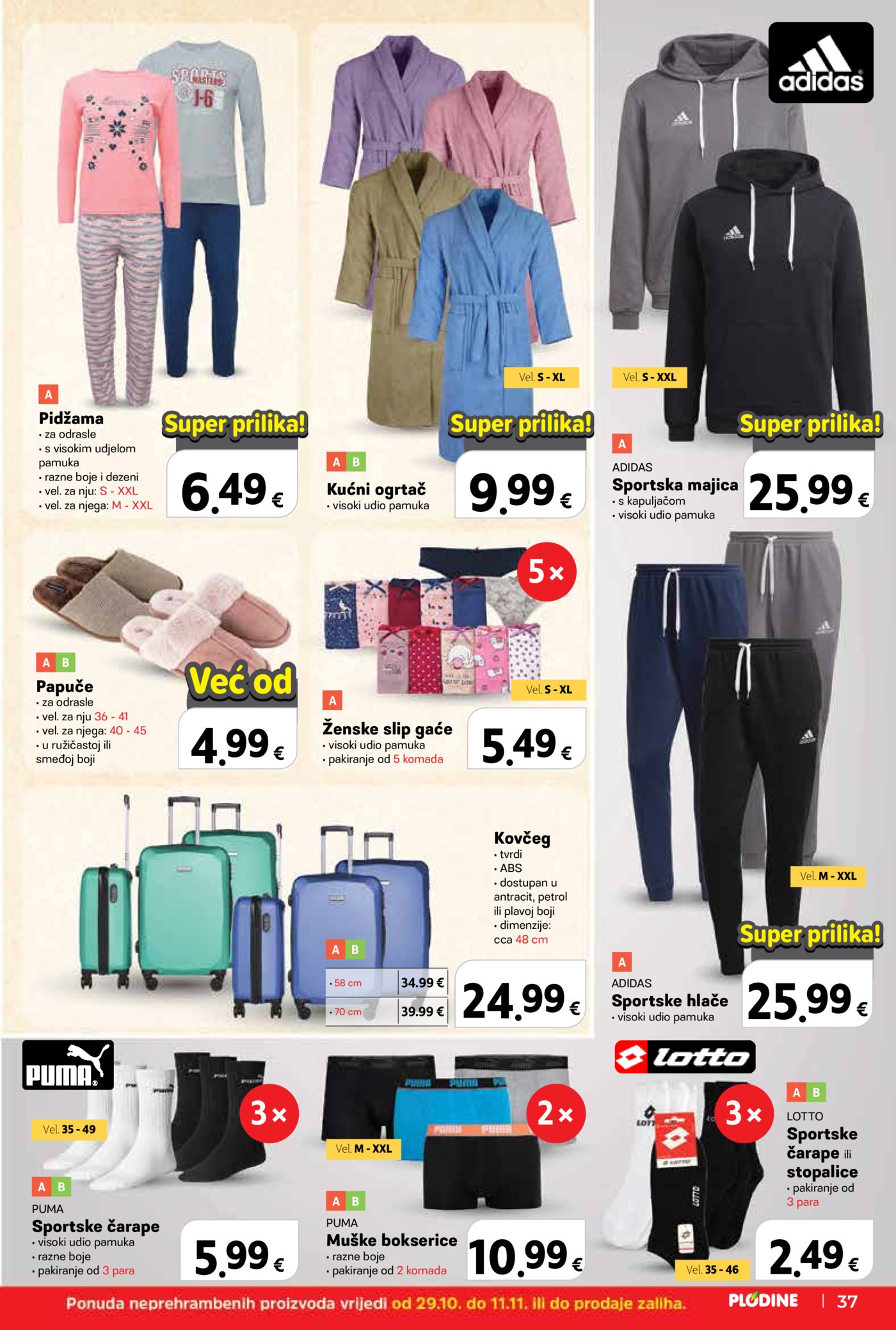 Plodine katalog Akcija 29.10. - 04.11.2025.