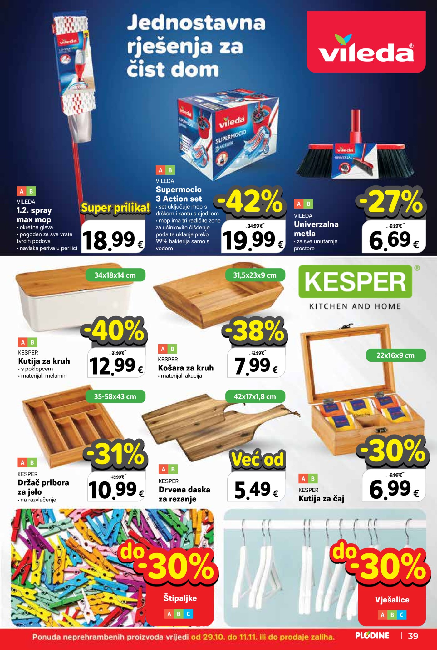 Plodine katalog Akcija 29.10. - 04.11.2025.