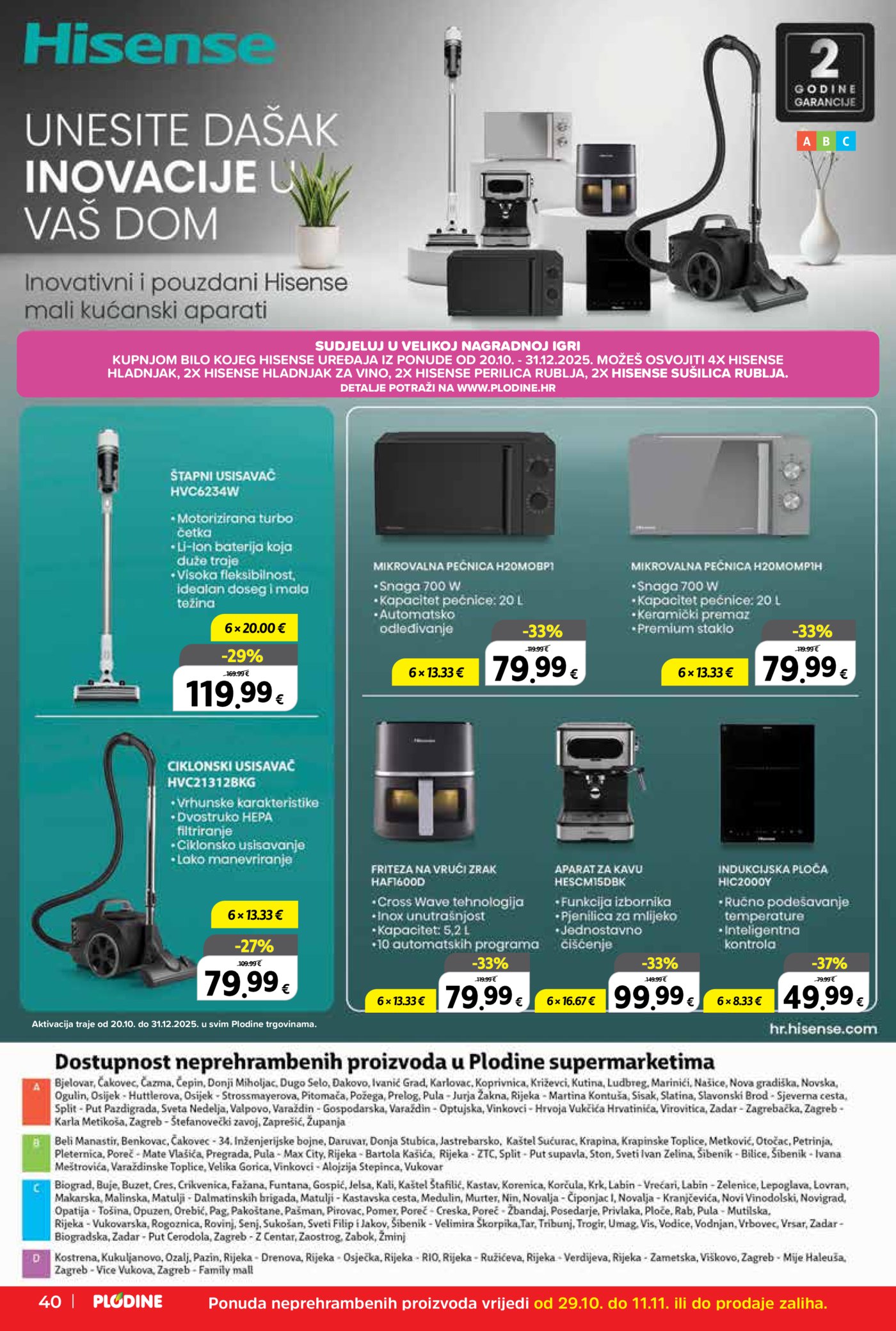 Plodine katalog Akcija 29.10. - 04.11.2025.