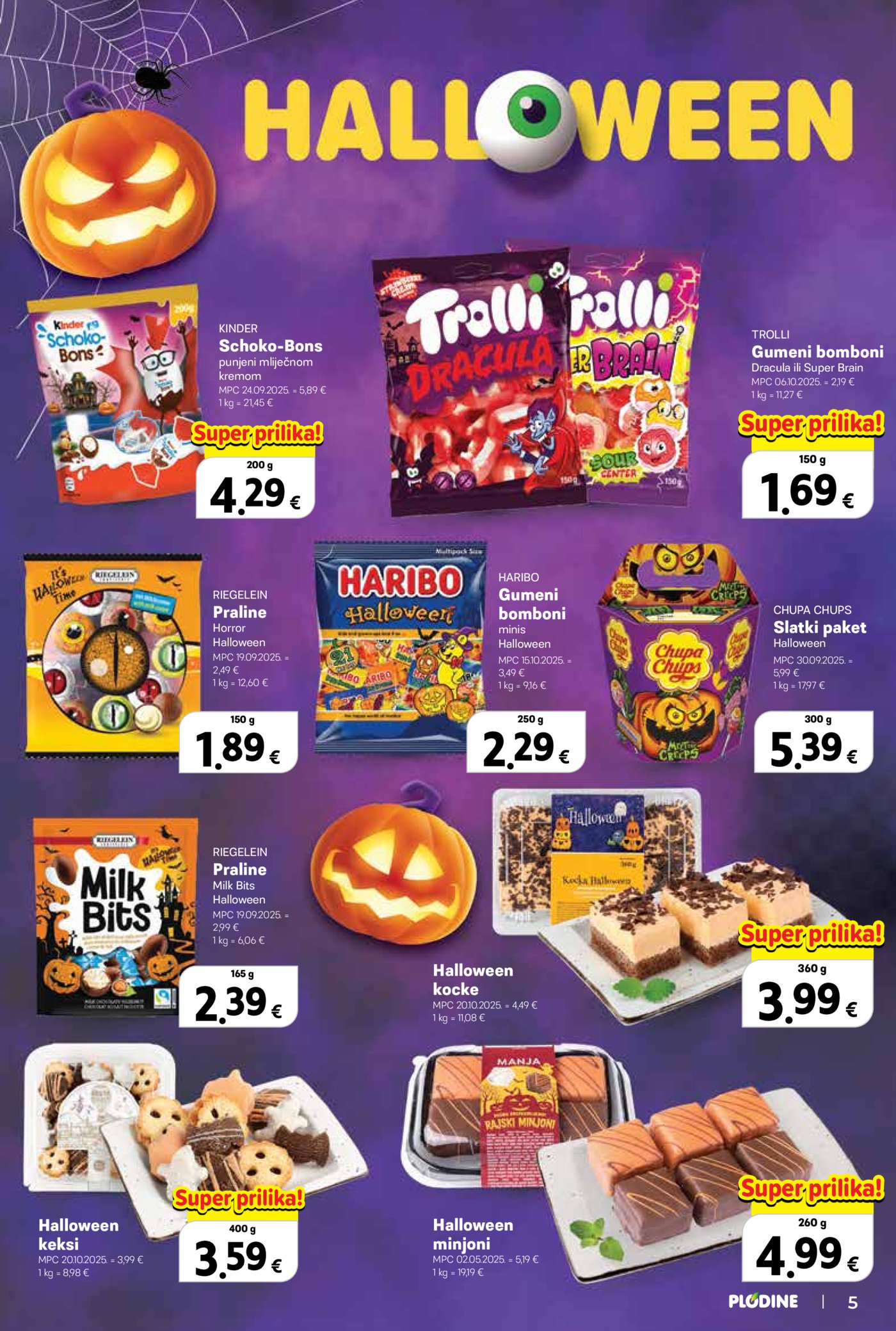 Plodine katalog Akcija 29.10. - 04.11.2025.