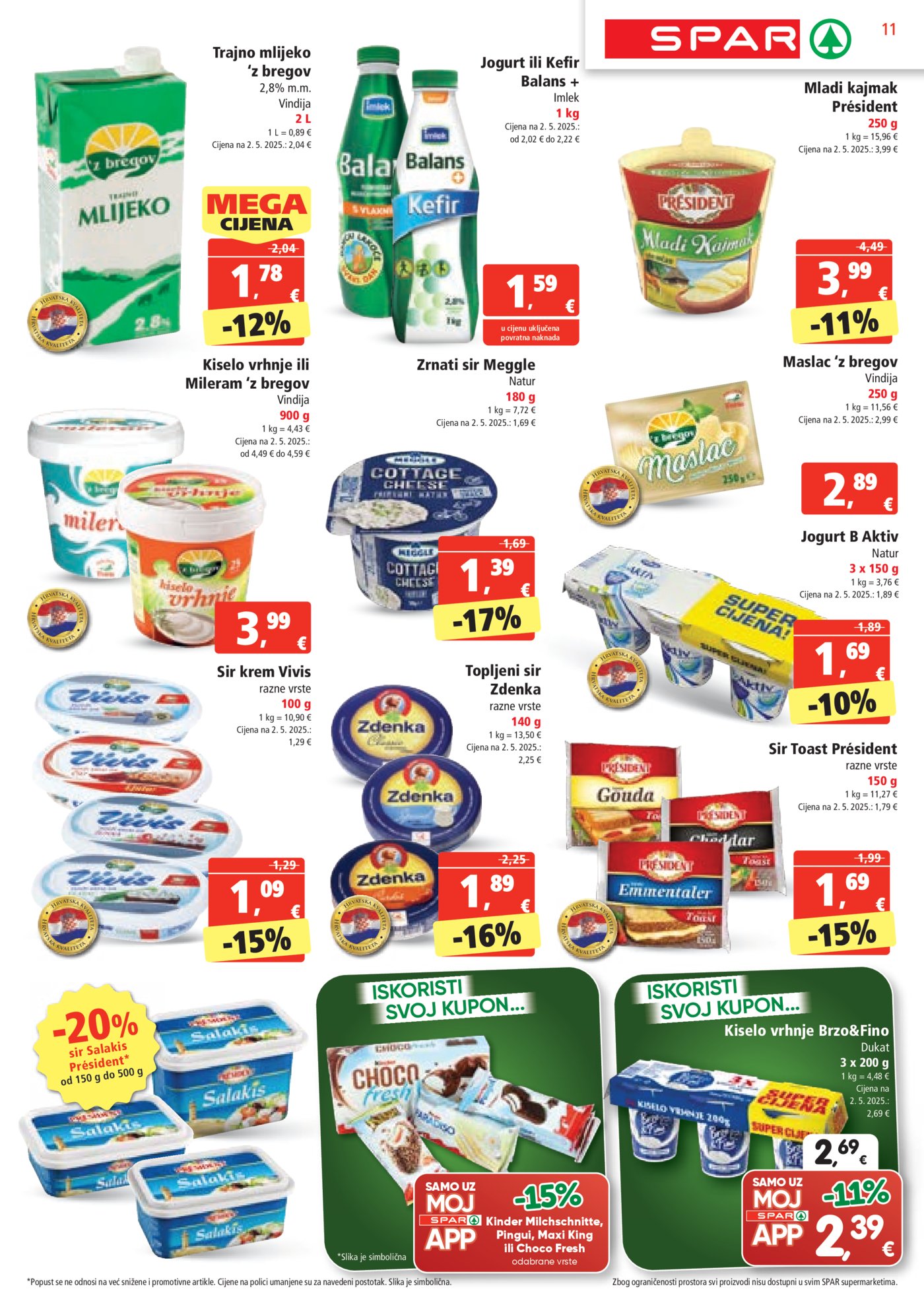 SPAR katalog Akcija 29.10. - 04.11.2025.