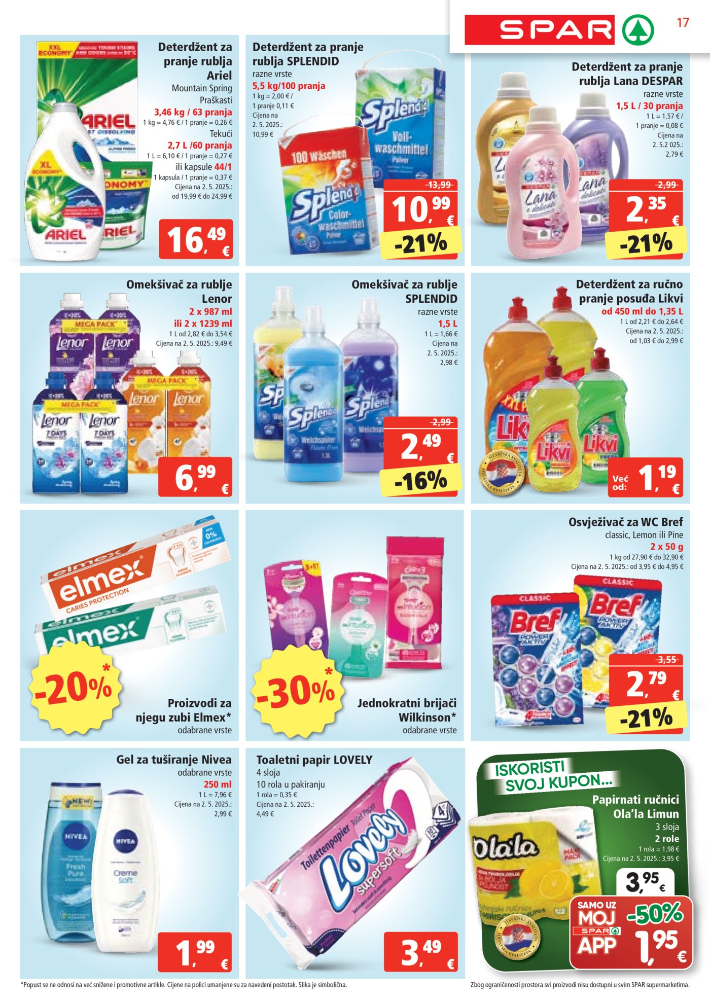 SPAR katalog Akcija 29.10. - 04.11.2025.