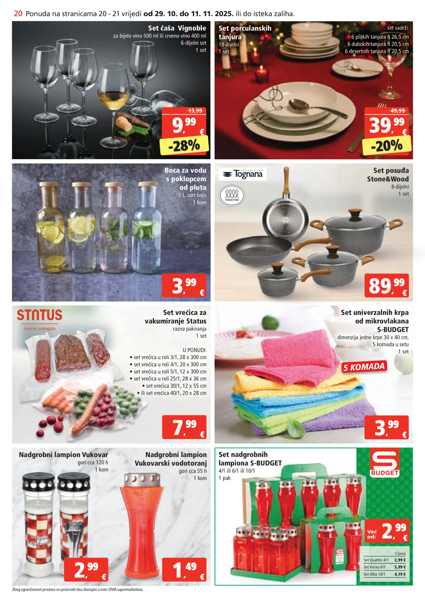 SPAR katalog Akcija 29.10. - 04.11.2025.