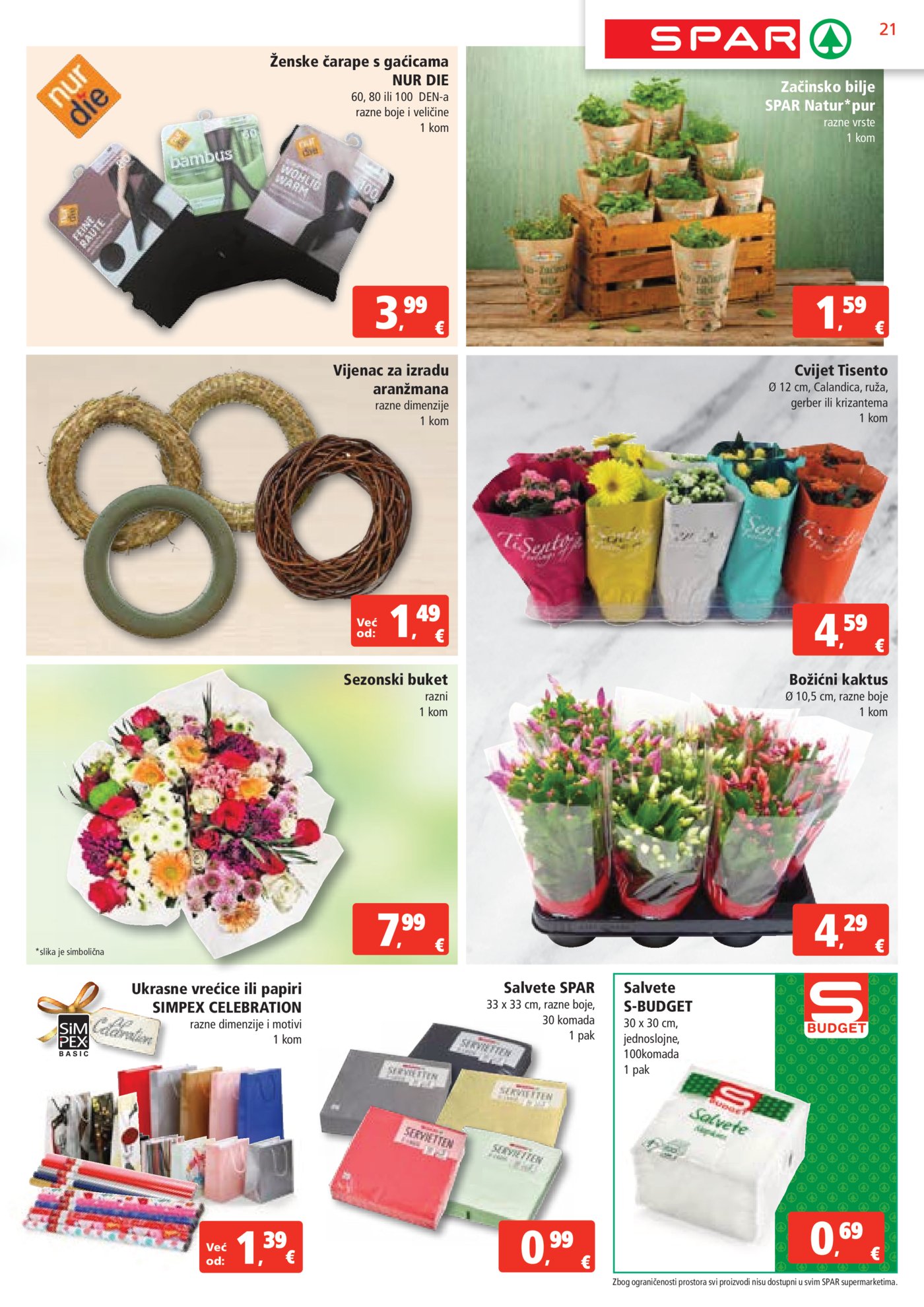 SPAR katalog Akcija 29.10. - 04.11.2025.