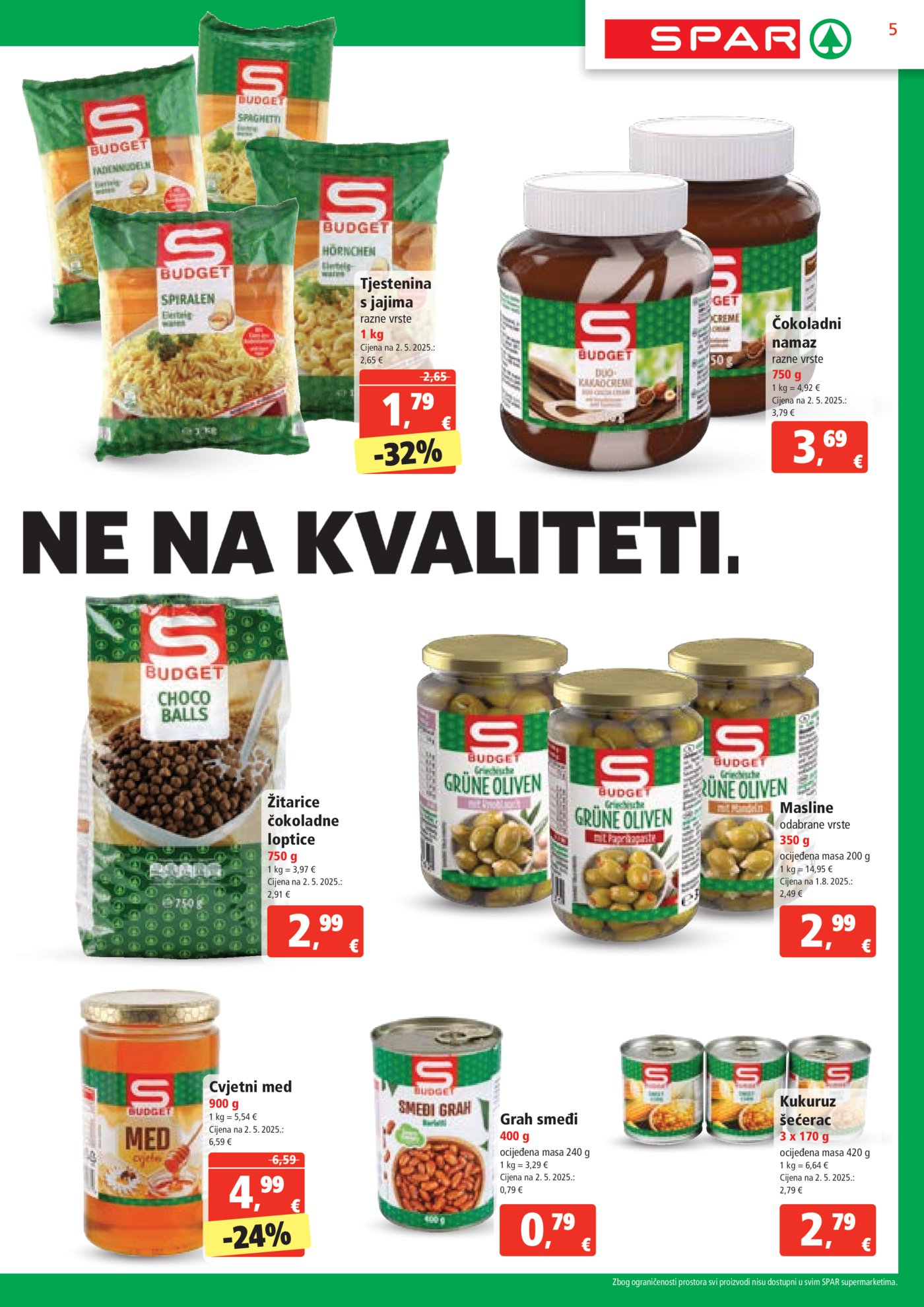 SPAR katalog Akcija 29.10. - 04.11.2025.