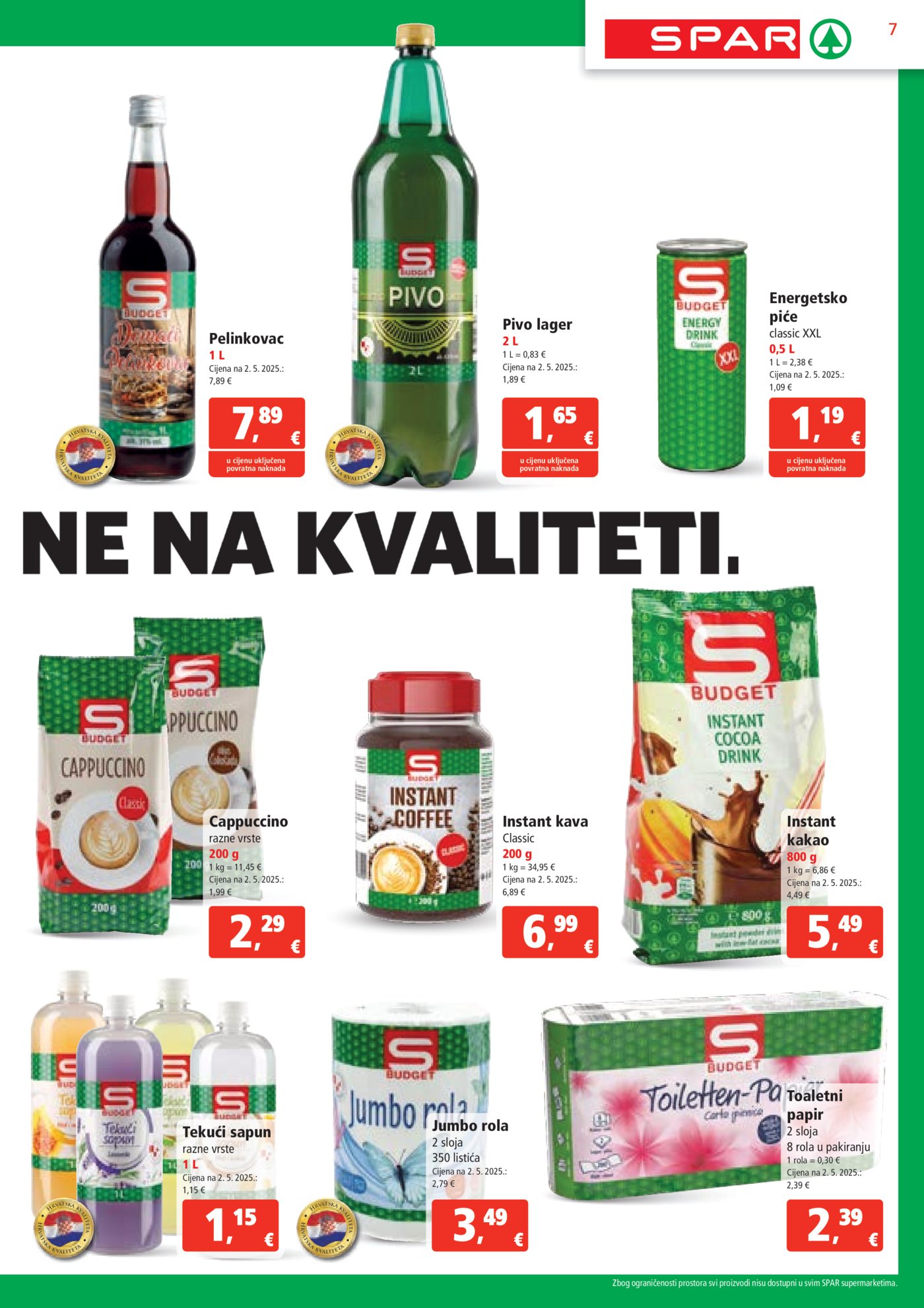 SPAR katalog Akcija 29.10. - 04.11.2025.