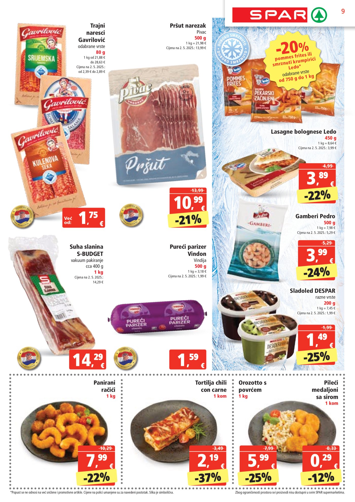 SPAR katalog Akcija 29.10. - 04.11.2025.