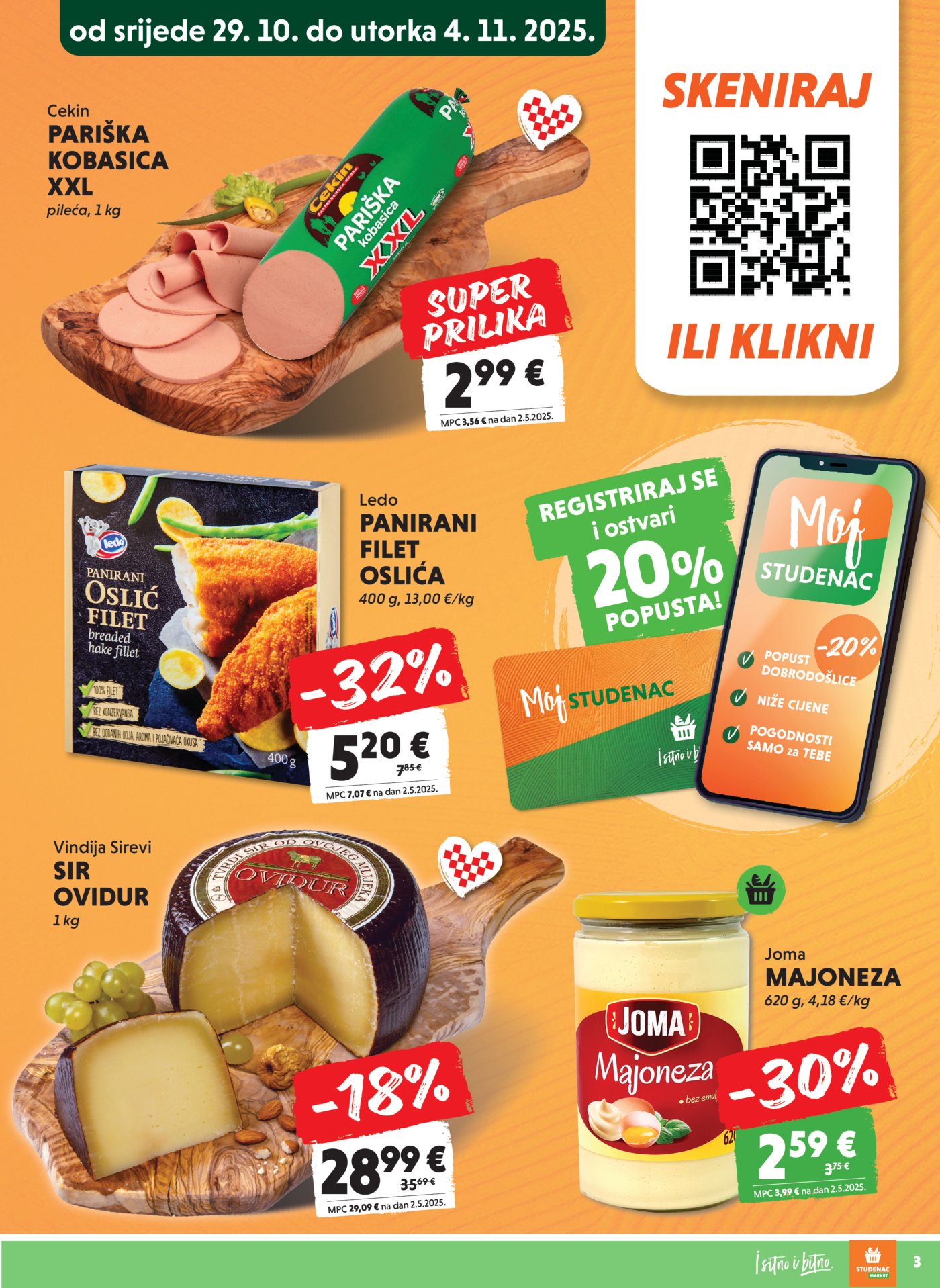 Studenac katalog Moj Studenac 29.10. - 04.11.2025.