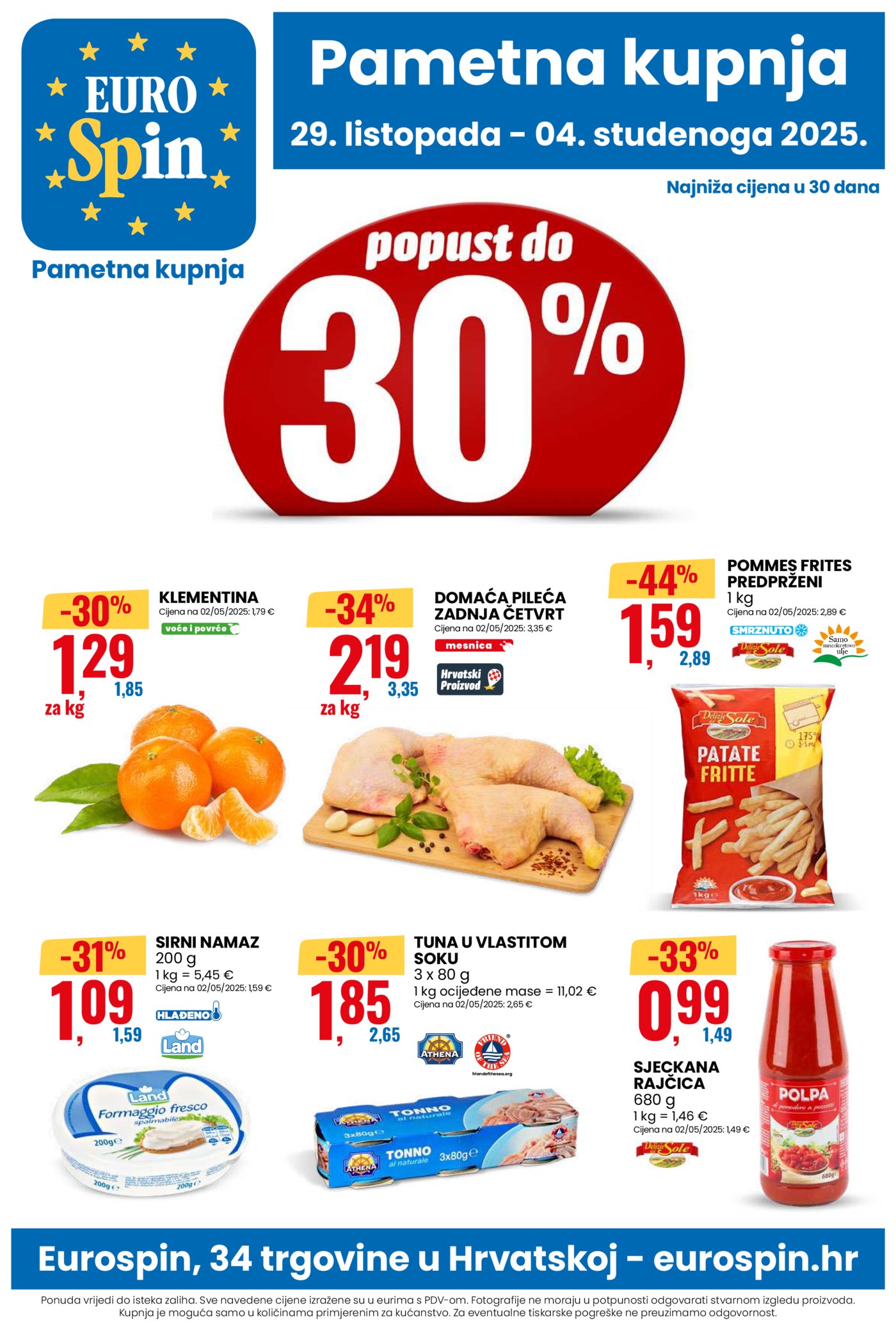 Eurospin katalog Pametna kupnja 29.10. - 04.11.2025.