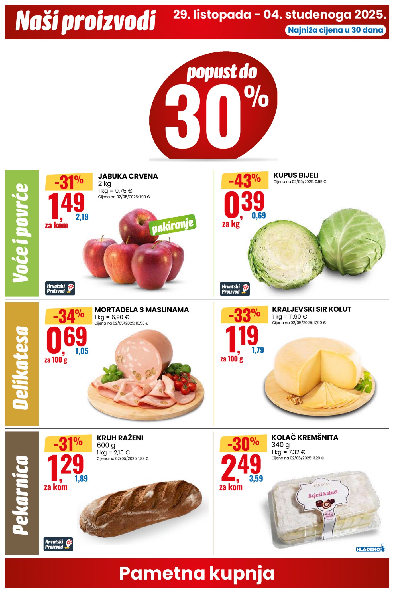 Eurospin katalog Pametna kupnja 29.10. - 04.11.2025.