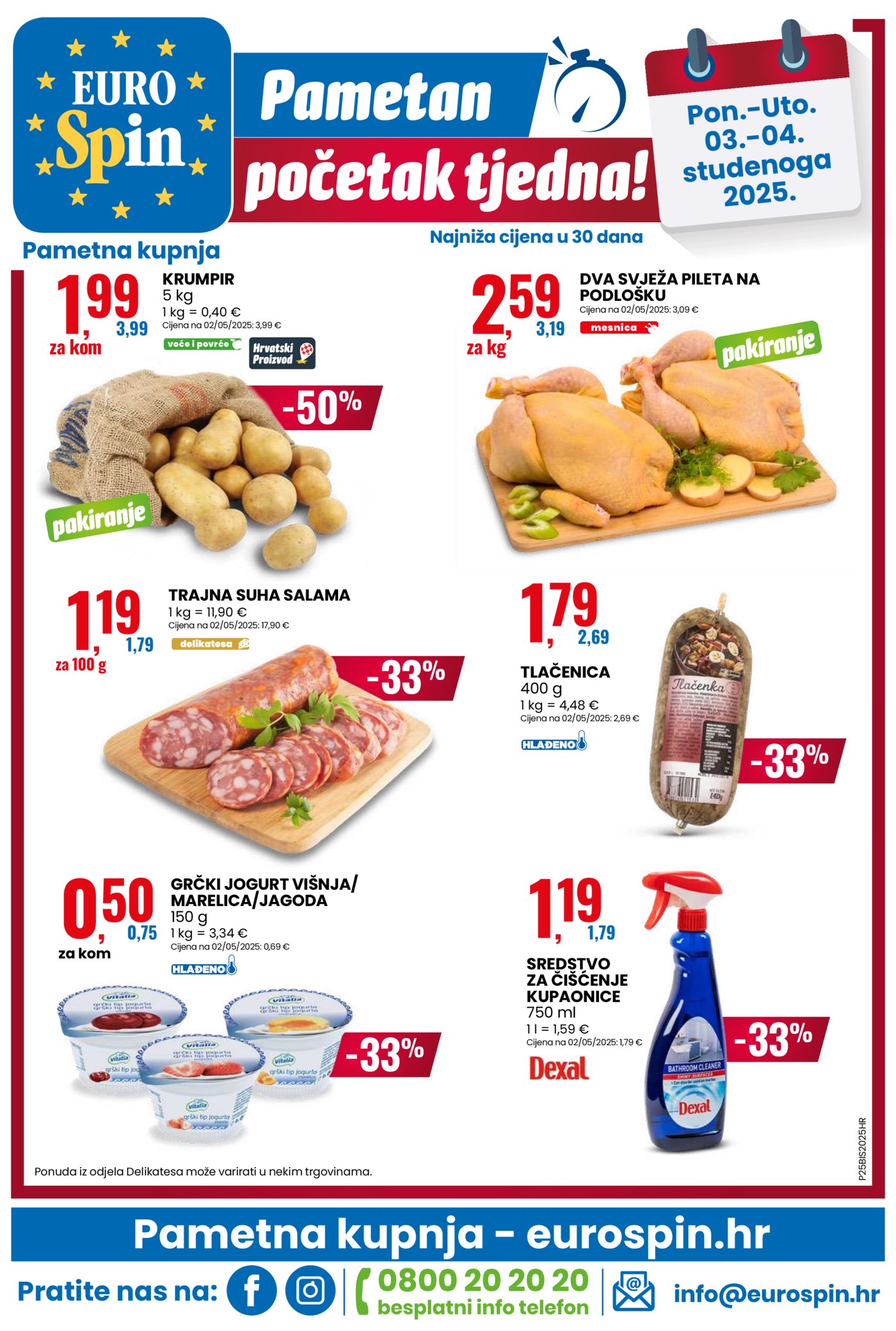 Eurospin katalog Pametna kupnja 29.10. - 04.11.2025.