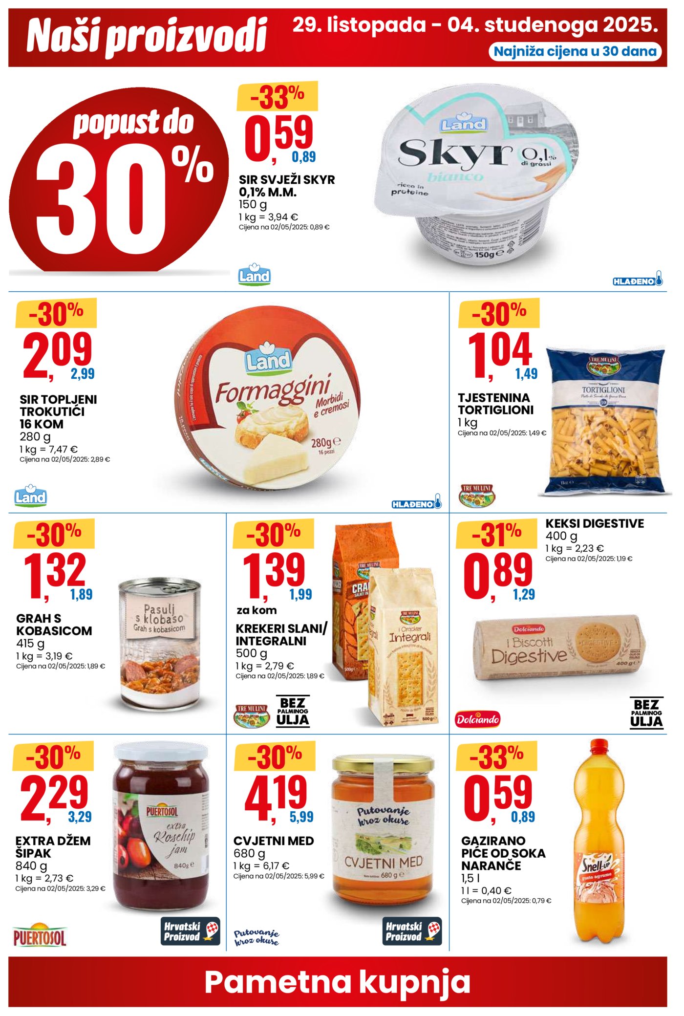 Eurospin katalog Pametna kupnja 29.10. - 04.11.2025.