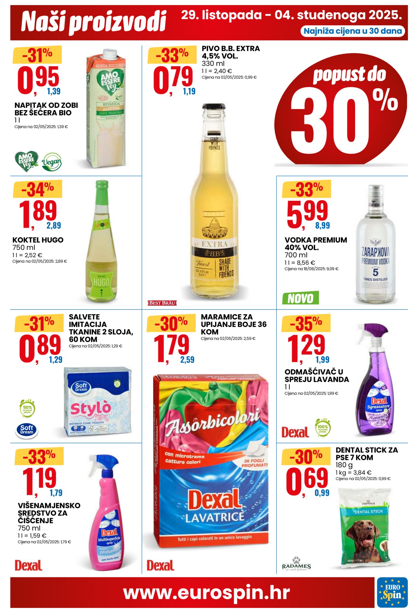 Eurospin katalog Pametna kupnja 29.10. - 04.11.2025.