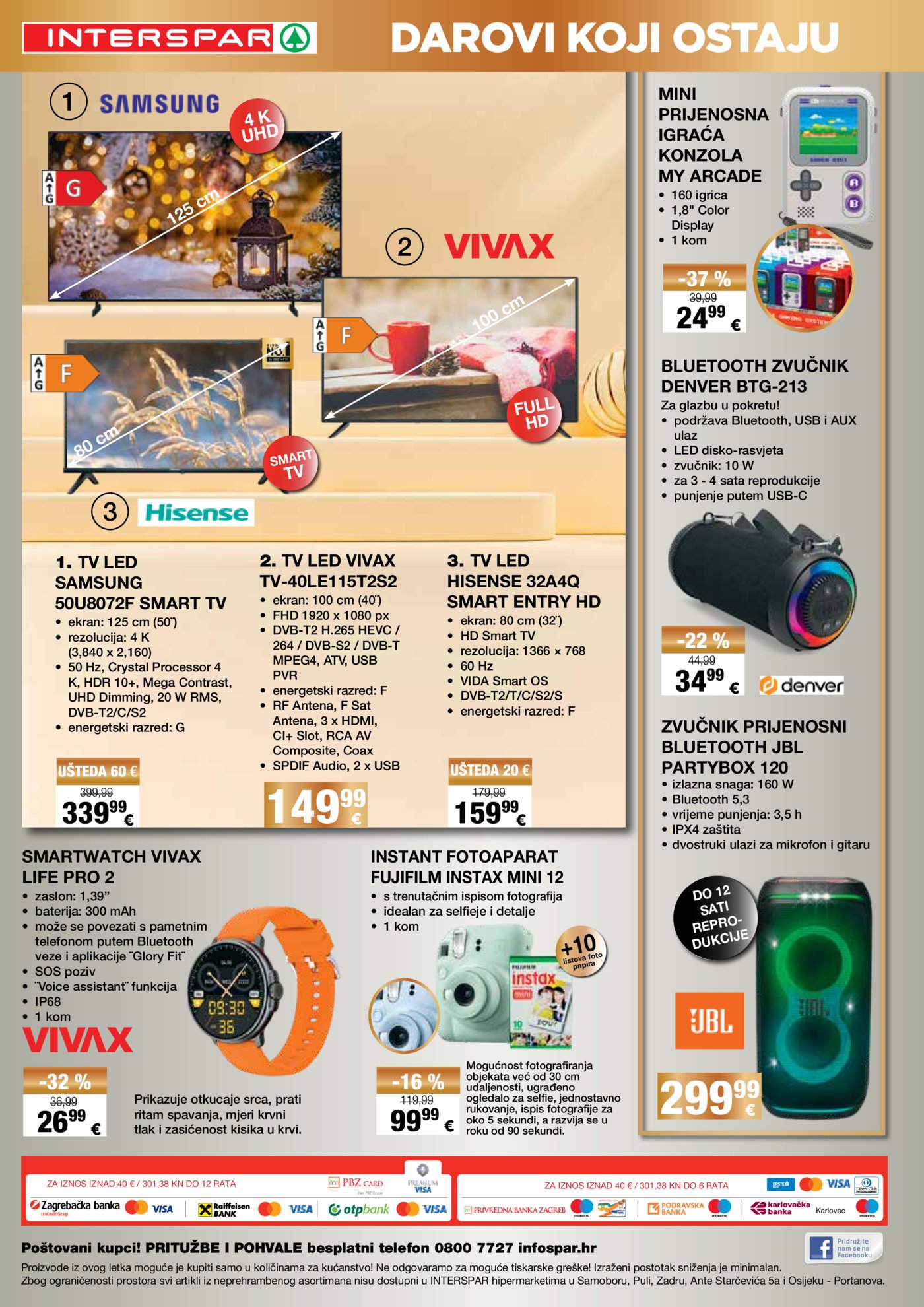Interspar katalog Božić u Vašem domu 29.10. - 05.01.2026.