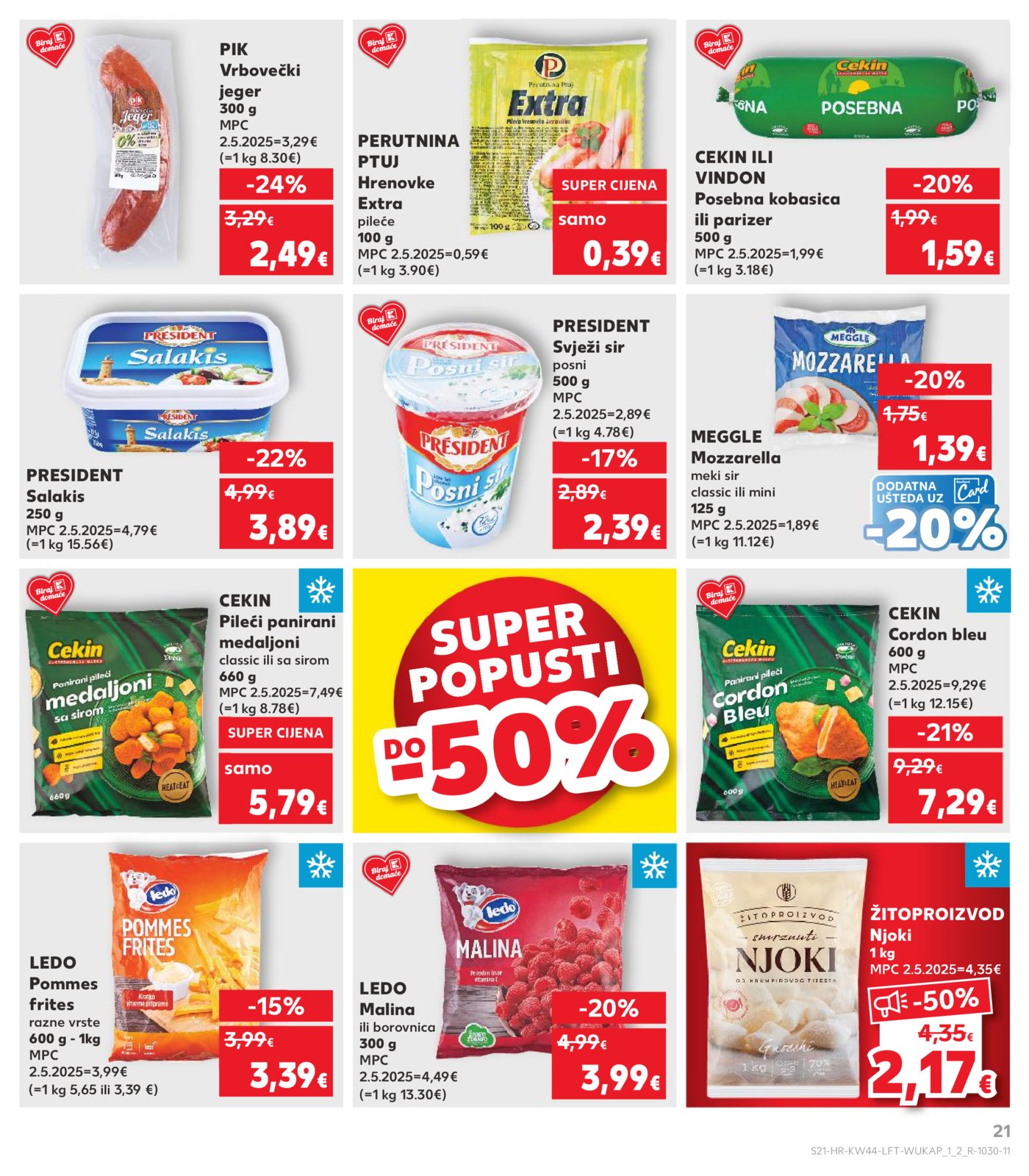 Kaufland katalog Akcija 29.10. - 04.11.2025. Ka, Ri, Si