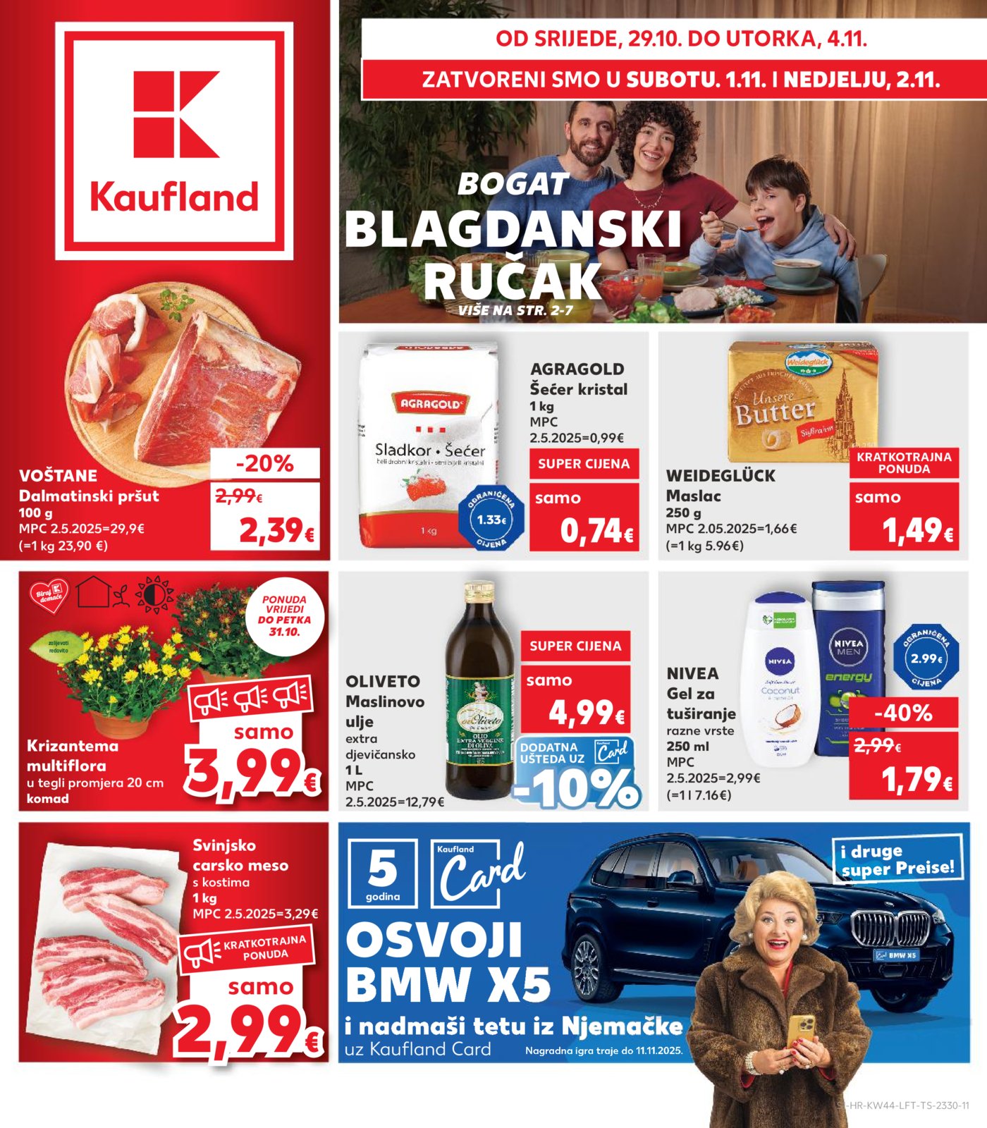 Kaufland katalog Akcija 29.10. - 04.11.2025. Va, Vi, Bj