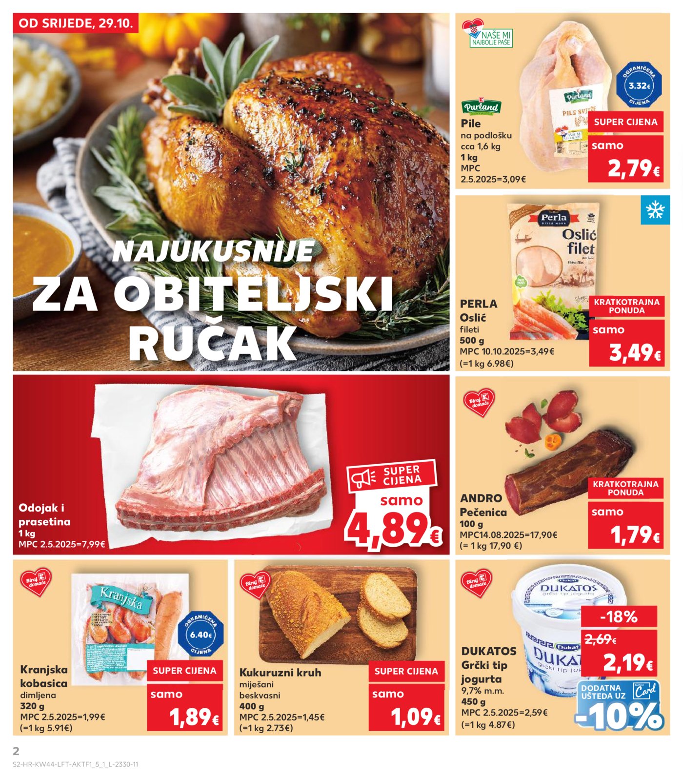 Kaufland katalog Akcija 29.10. - 04.11.2025. Va, Vi, Bj