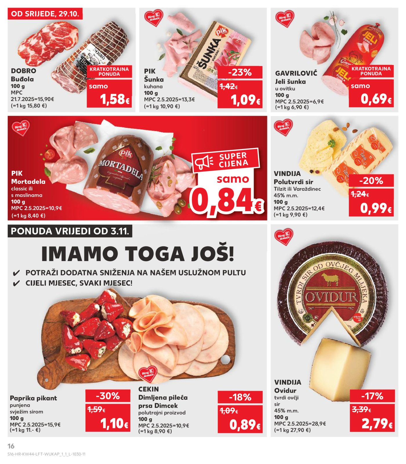 Kaufland katalog Akcija 29.10. - 04.11.2025. Va, Vi, Bj